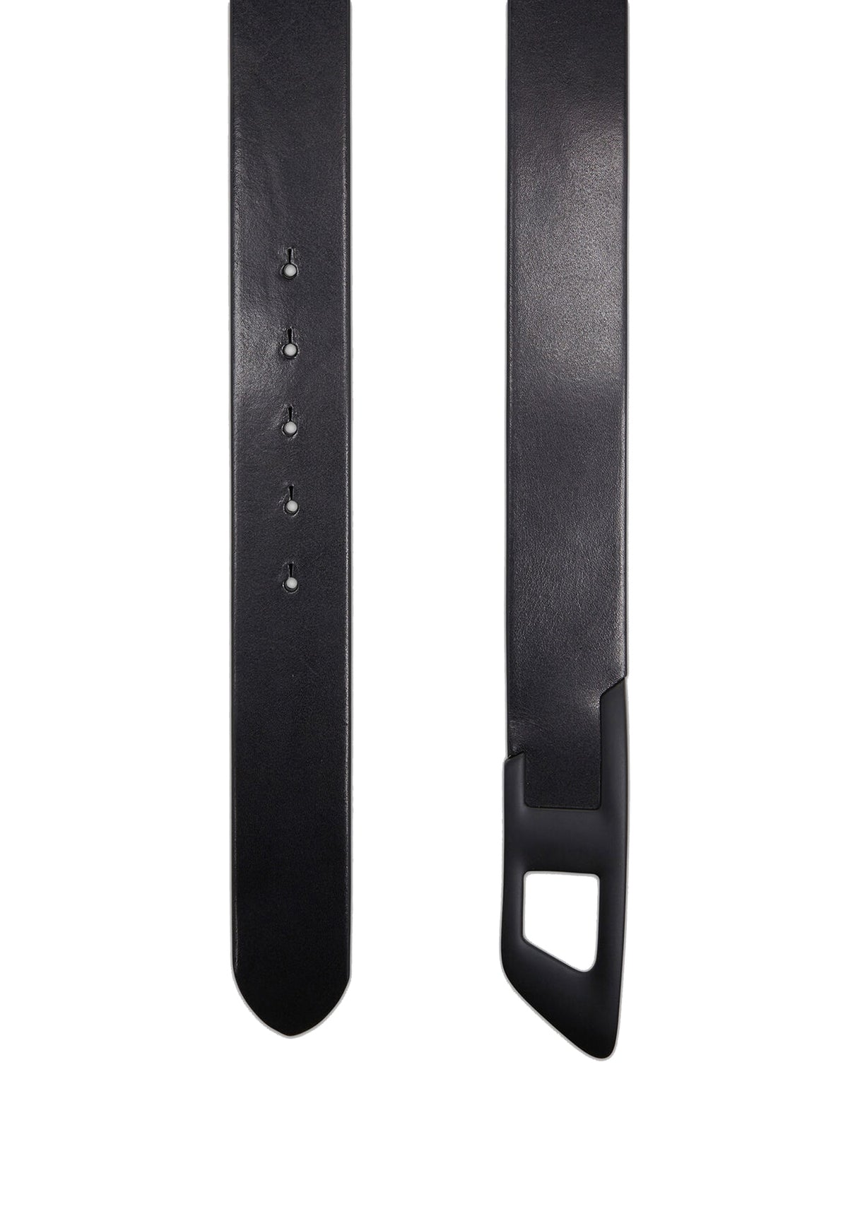 Cintura nera in pelle fibbia in metallo Diesel A26 X10867 PR666 H1669 11 DIESEL 