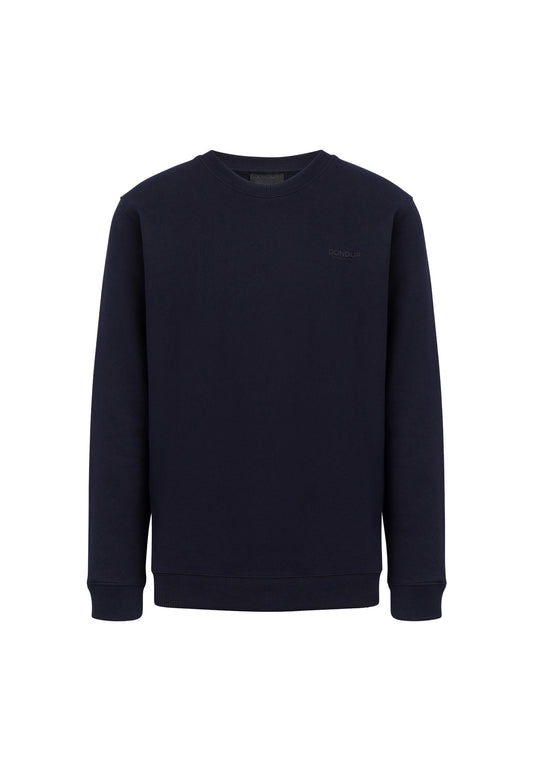 Felpa girocollo cotone blu Dondup A26 UF641 KF0196U 890890 DONDUP 