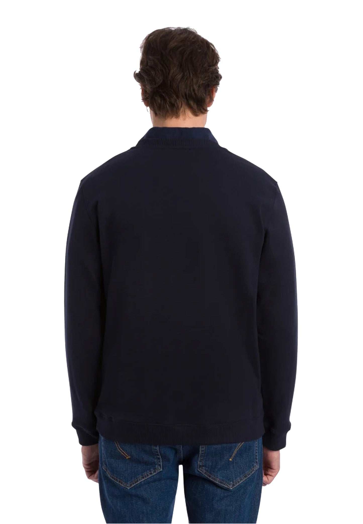 Felpa girocollo cotone blu Dondup A26 UF641 KF0196U 890890 DONDUP 