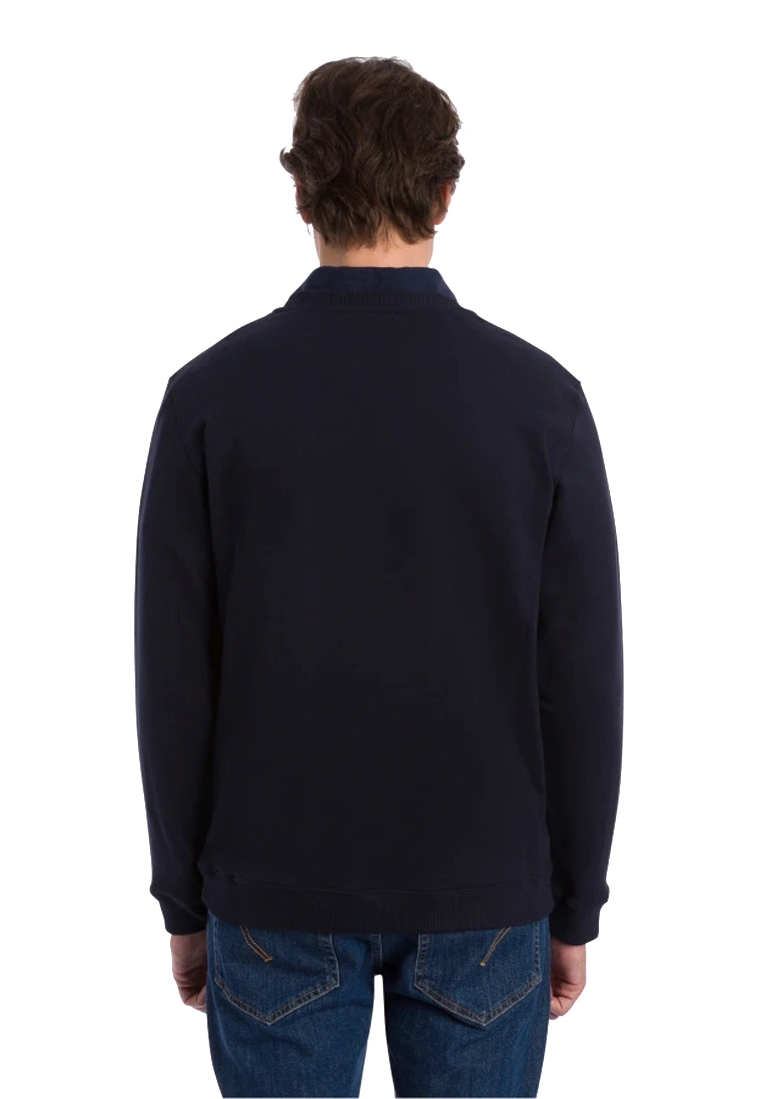 Felpa girocollo cotone blu Dondup A26 UF641 KF0196U 890890 DONDUP 
