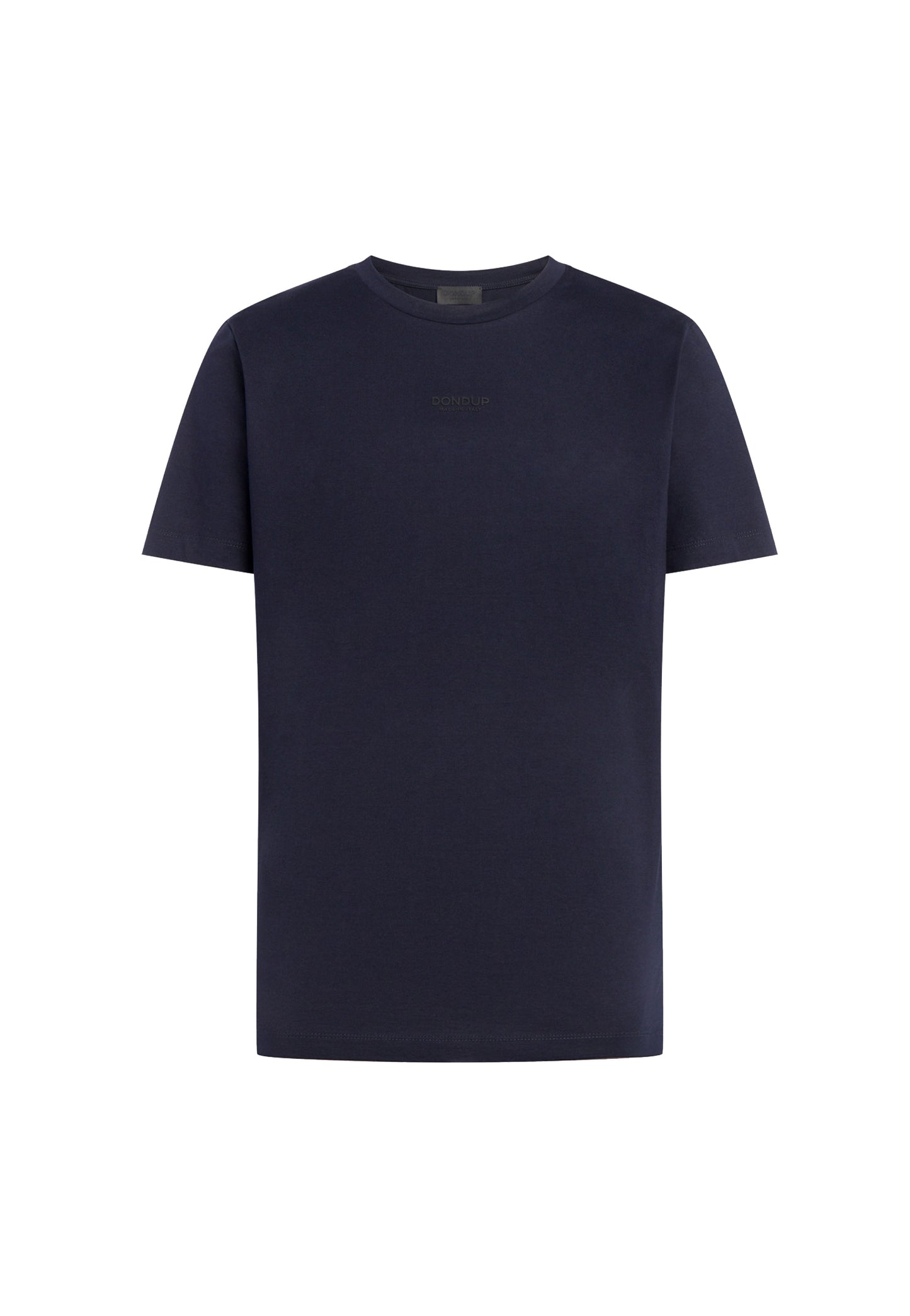 T-shirt girocollo blu cotone regular fit Dondup A26 US198 JF0271U 890890 DONDUP 