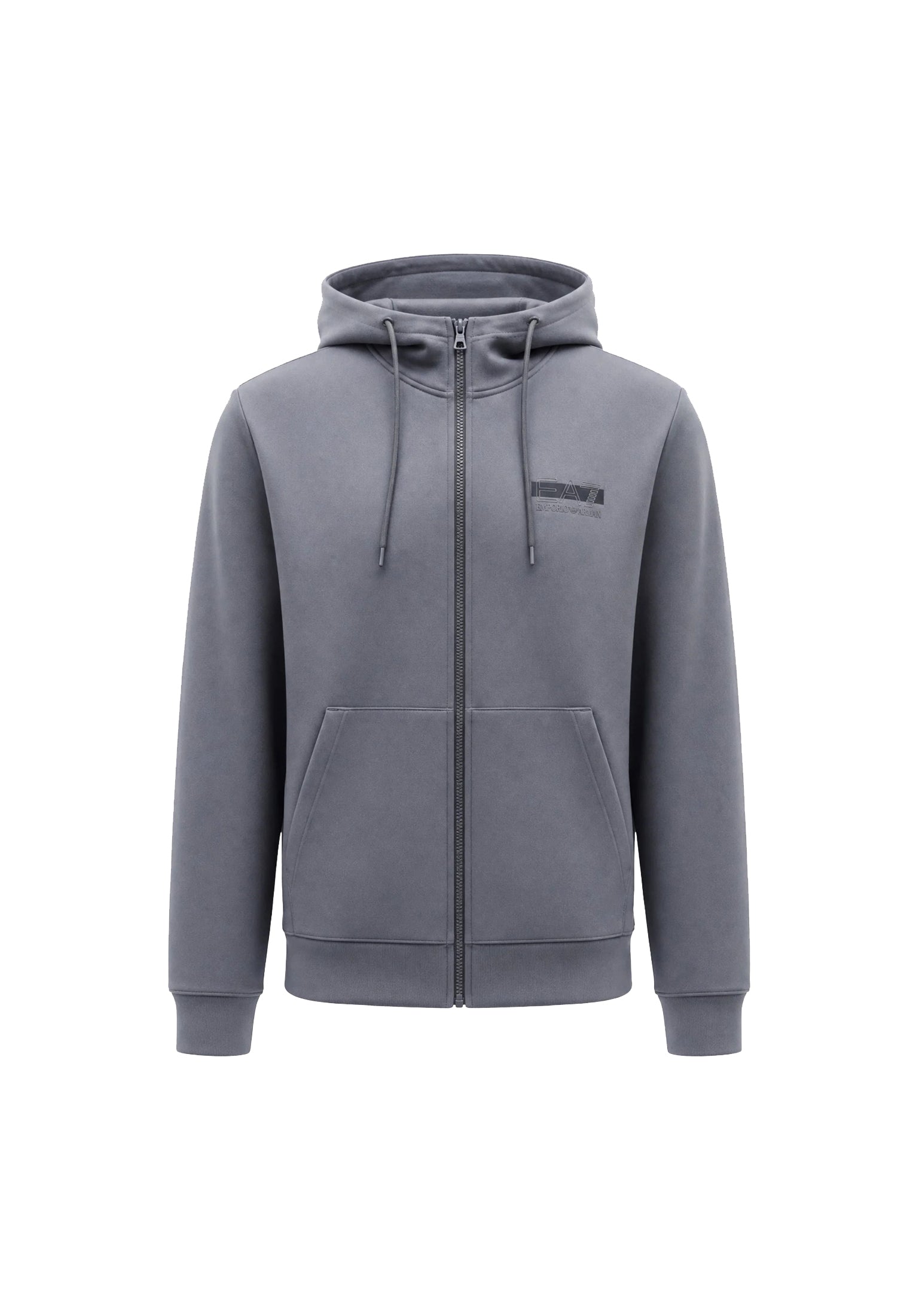 Tuta completa grigia con zip e cappuccio EA7 Armani A26 7M002430 AF10377 M8011M8011 EA7 