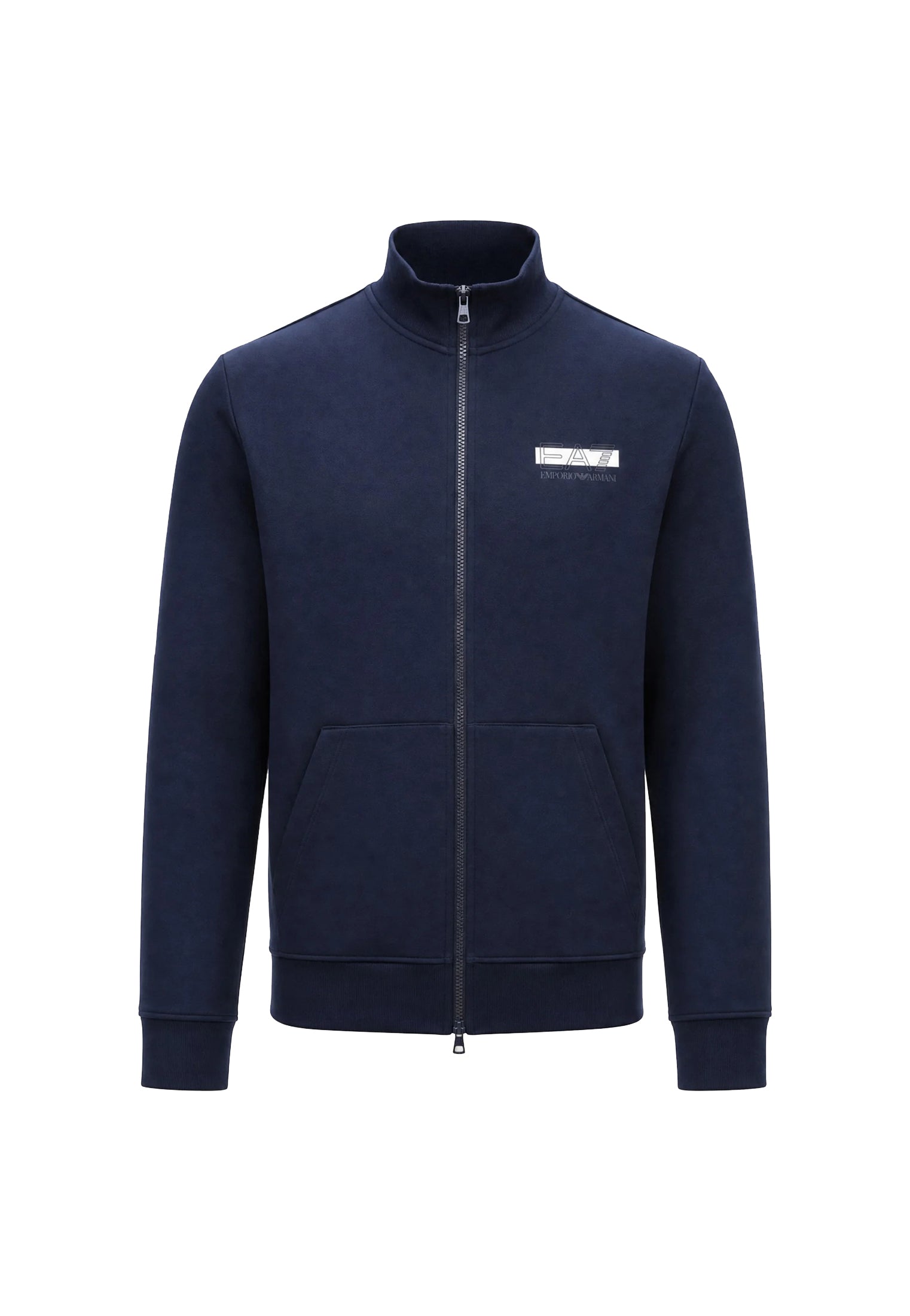 Tuta completa blu con zip misto cotone EA7 Armani A26 7M002431 AF10377 MB149MB149 EA7 