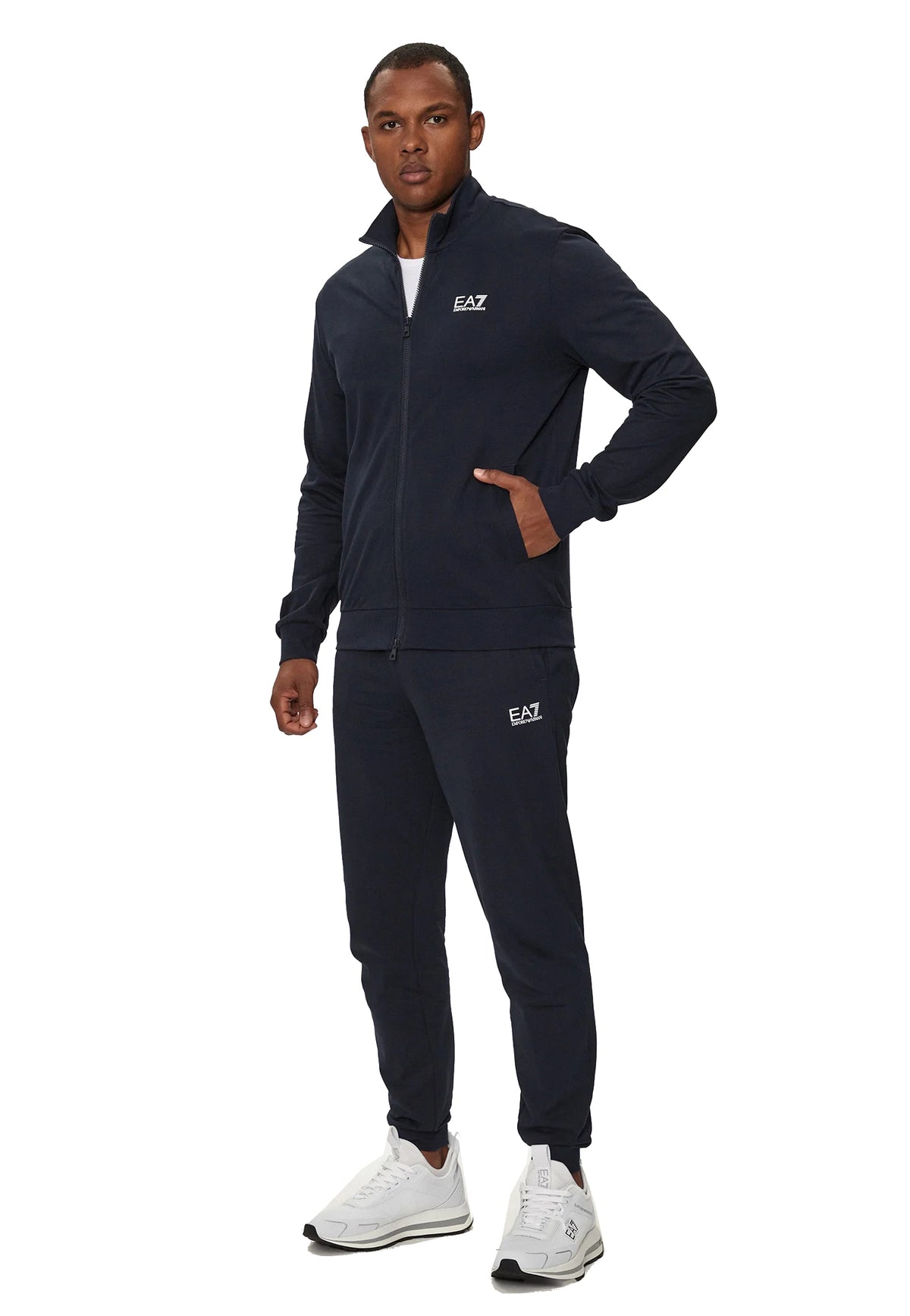 Tuta completa blu classica cotone full zio EA7 Armani A26 8NPV60 PJVRZ 15621562 EA7 