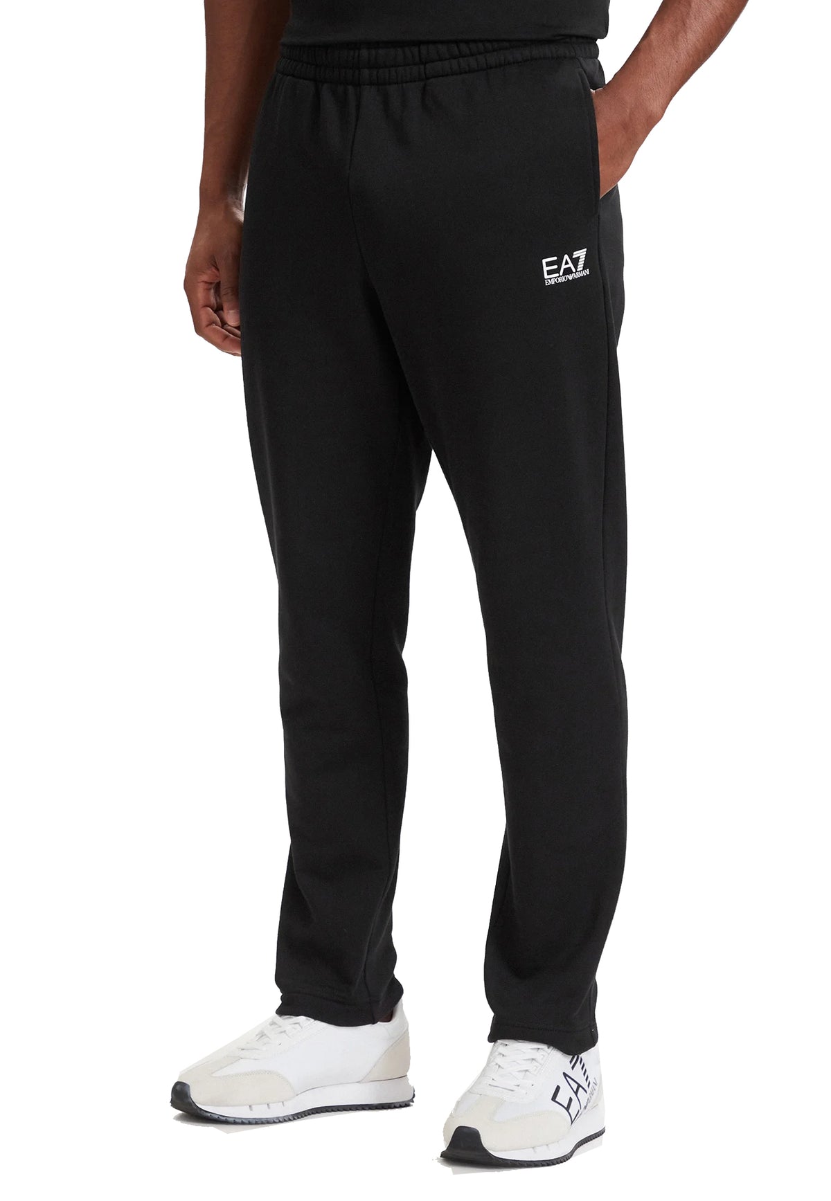 Tuta completa nera full zip misto cotone EA7 Armani A26 8NPV67 PJVTZ 12001200 EA7 