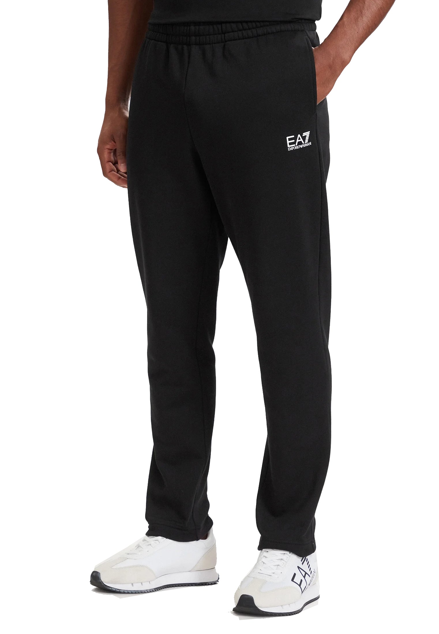 Tuta completa nera full zip misto cotone EA7 Armani A26 8NPV67 PJVTZ 12001200 EA7 