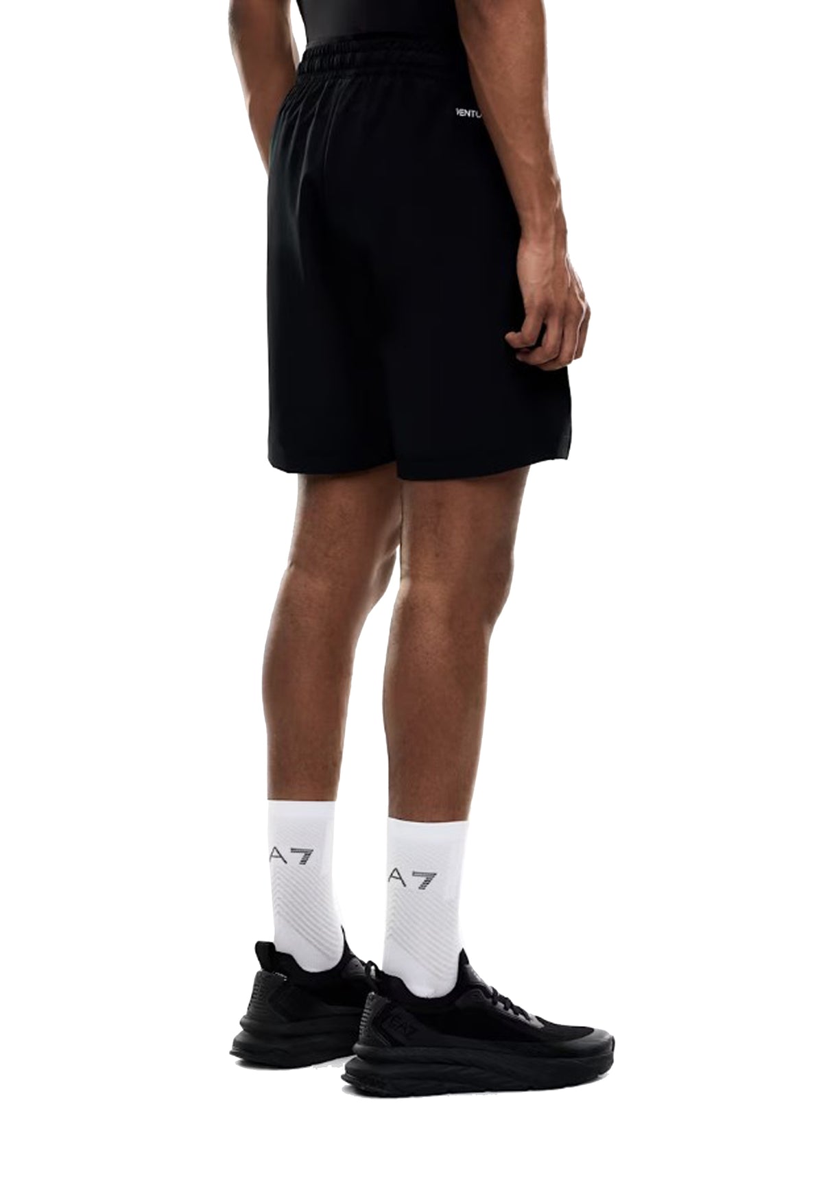 Pantaloncini corti shorts neri sportivi tennis padel EA7 Armani A26 7M001720 AF21059 UC001UC001 EA7 TENNIS 