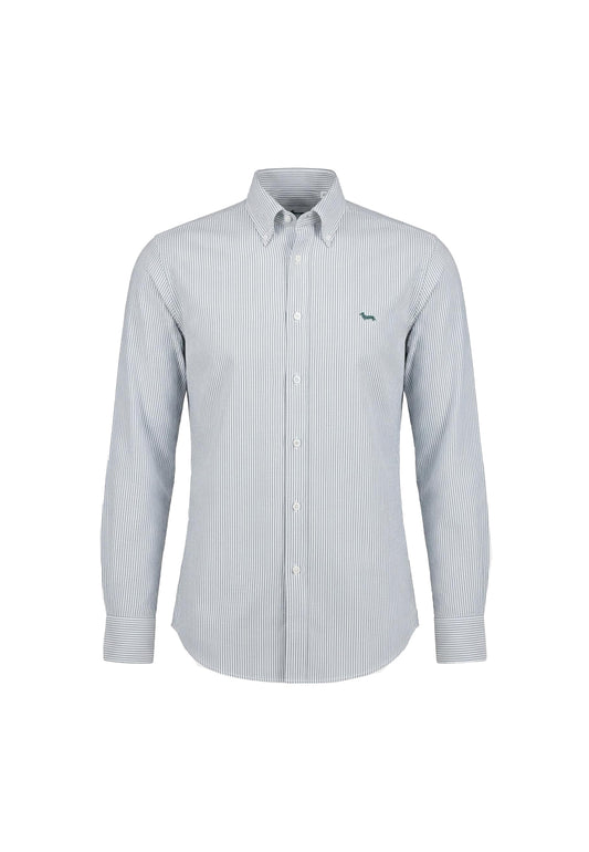Camicia a righe verdi oxford cotone Harmont & Blaine A26 CRR011013933B 643643 HARMONT&BLAINE 