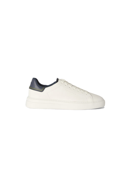 Scarpe sportive sneaker uomo bianche pelle Harmont&Blaine A26 EFM262.020.AA0 //BIANCO BLU HARMONT&BLAINE 