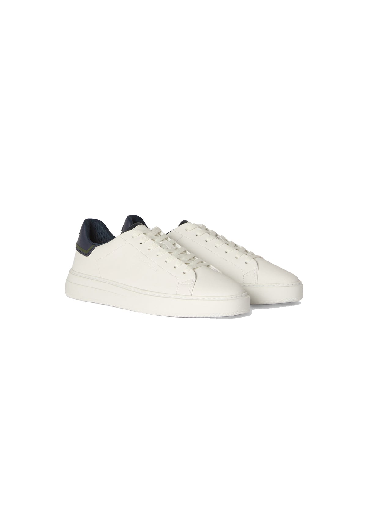 Scarpe sportive sneaker uomo bianche pelle Harmont&Blaine A26 EFM262.020.AA0 //BIANCO BLU HARMONT&BLAINE 