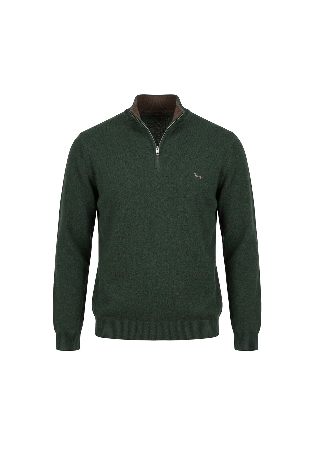 Maglia verde mezza zip collo alto Harmont & Blaine A26 HRR444030187 612612 HARMONT&BLAINE 