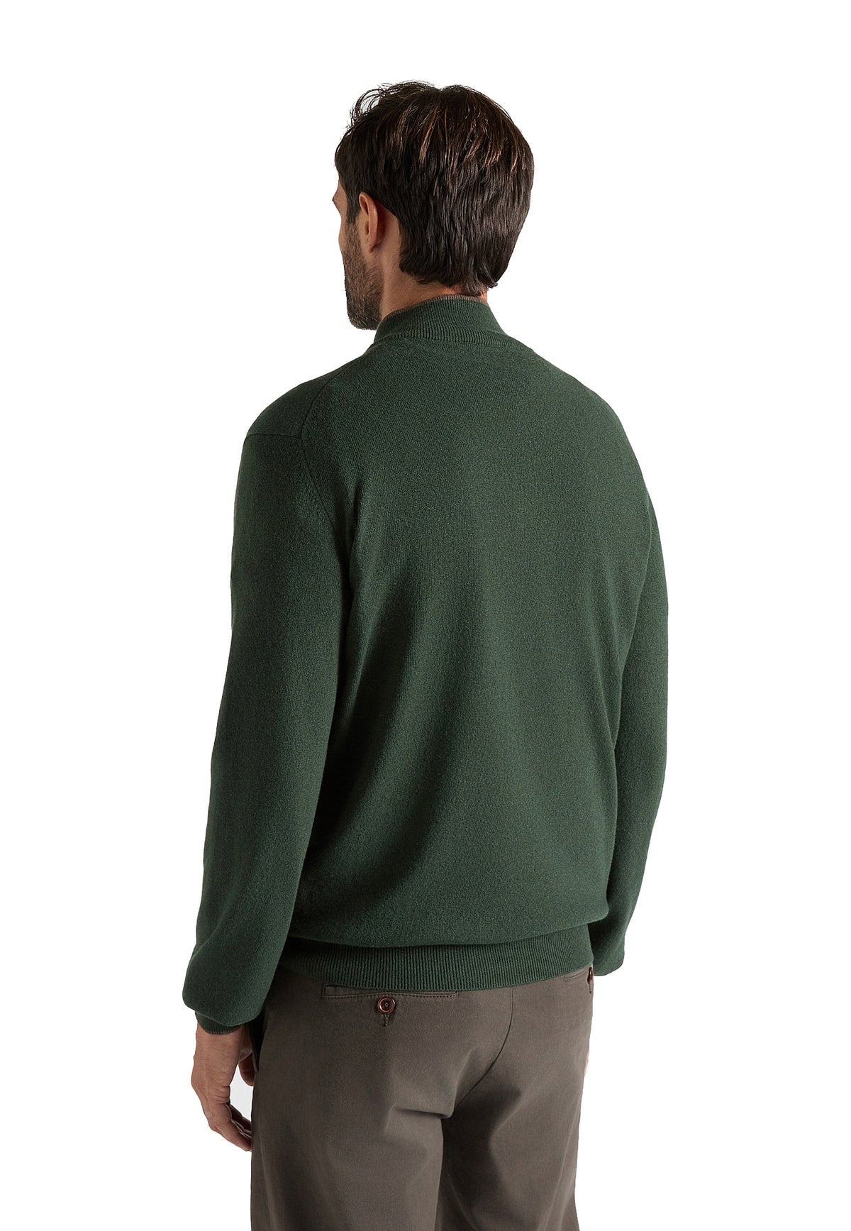 Maglia verde mezza zip collo alto Harmont & Blaine A26 HRR444030187 612612 HARMONT&BLAINE 