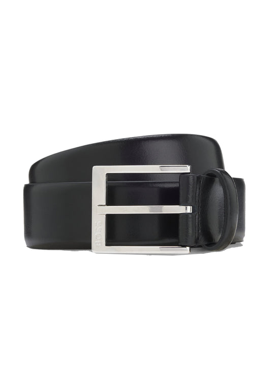 Cintura nera pelle italiana Hugo Boss A26 50482241 001001 HUGO BOSS 