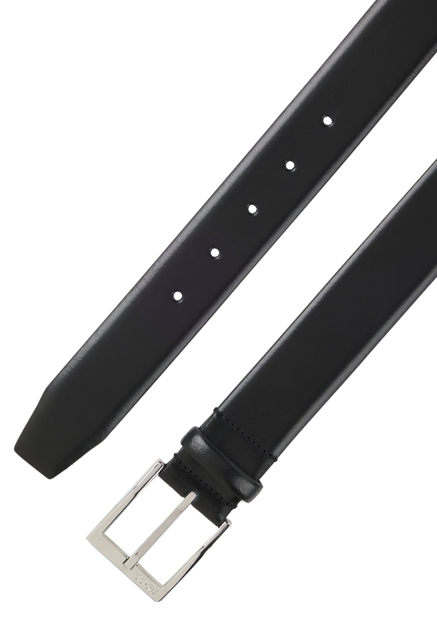 Cintura nera pelle italiana Hugo Boss A26 50482241 001001 HUGO BOSS 