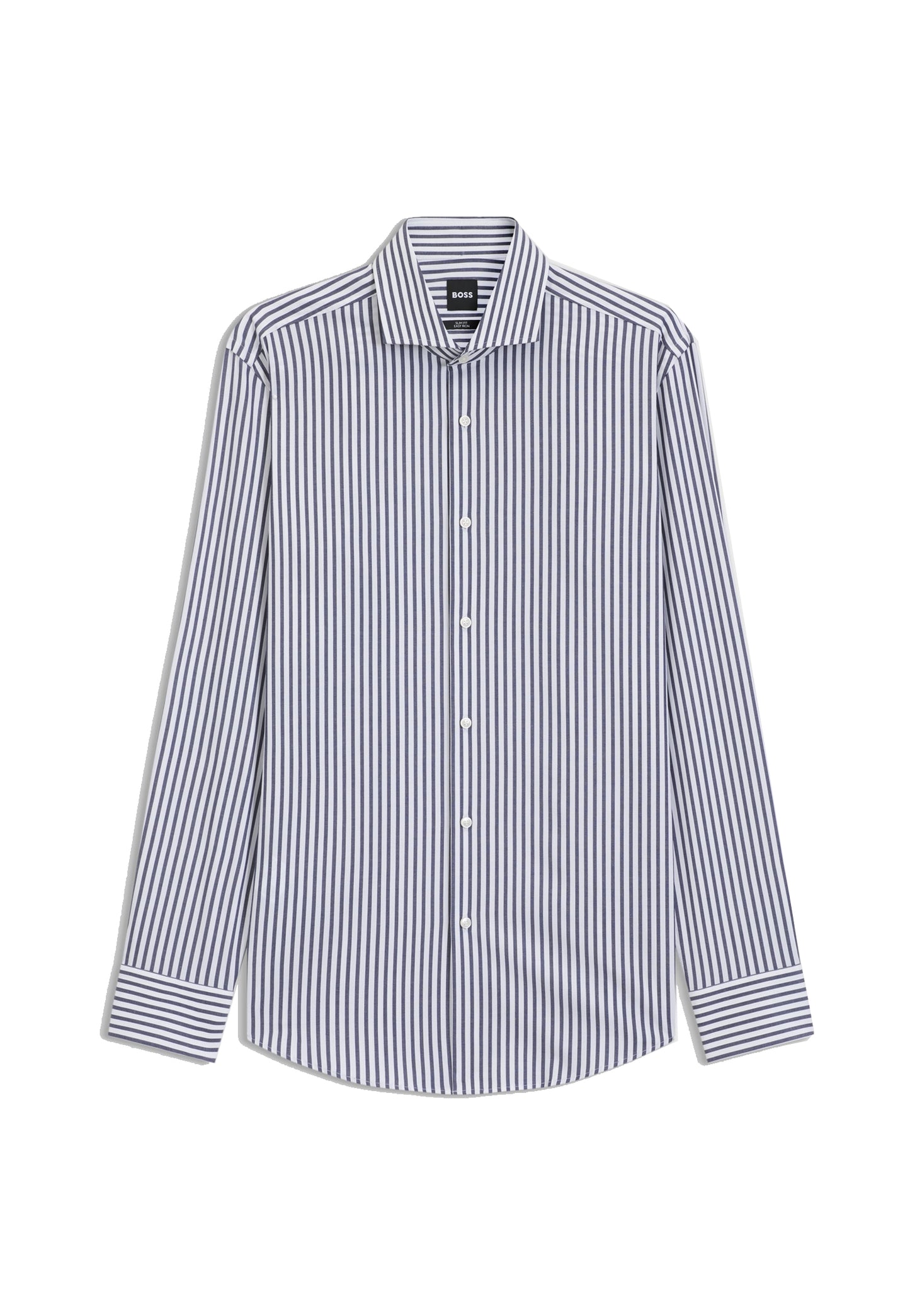Camicia a righe blu slim fit cotone Hugo Boss A26 50567021 404404 HUGO BOSS 