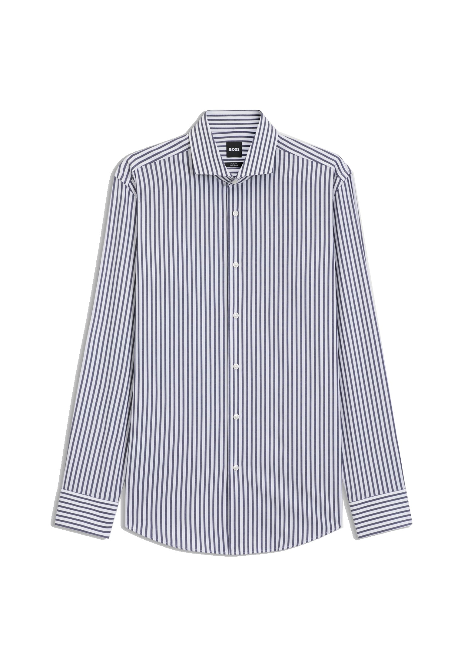Camicia a righe blu slim fit cotone Hugo Boss A26 50567021 404404 HUGO BOSS 