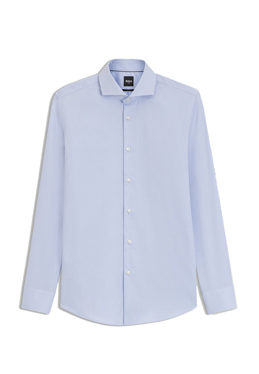 Camicia azzurra slim fit cotone Hugo Boss A26 50567316 450450 HUGO BOSS 