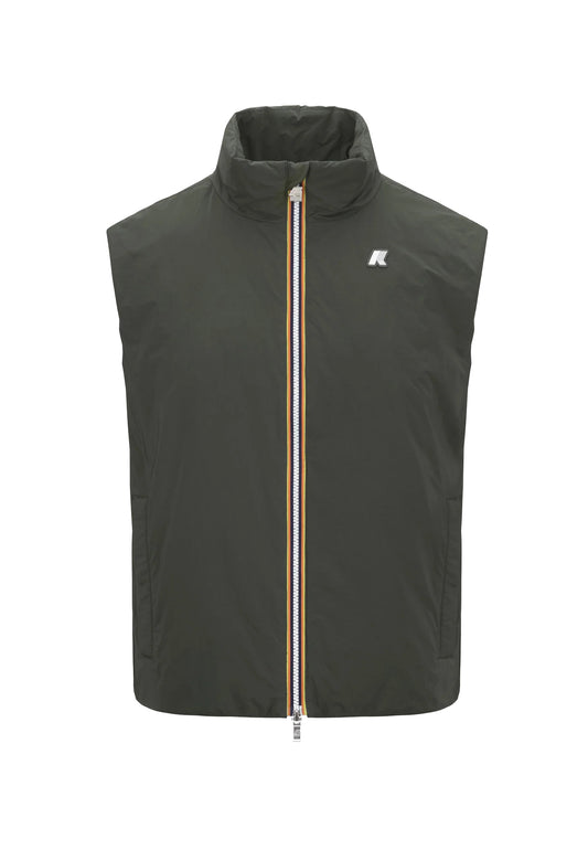 Gilet smanicato verde Valen Plain Warm K-way A26 K2136BW WMRWMR K-WAY 