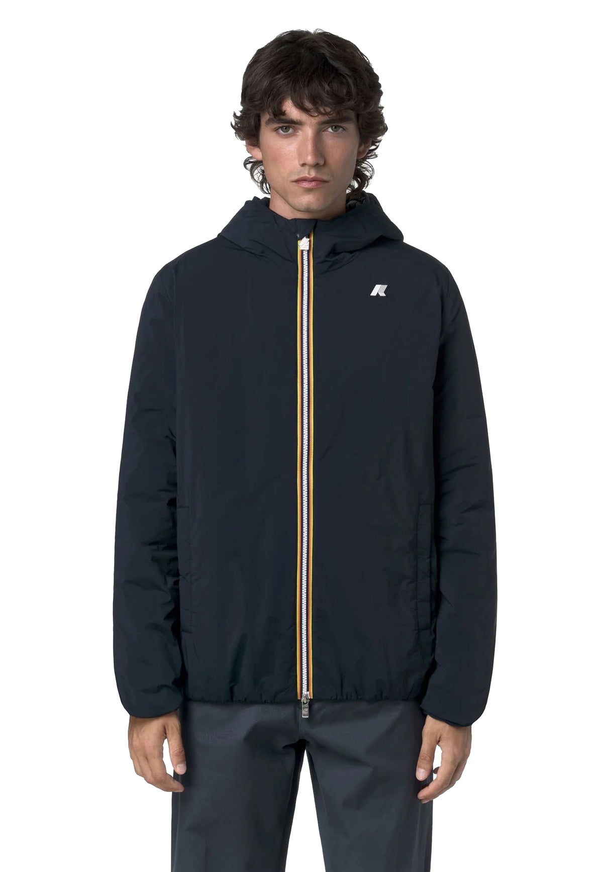 Giacca blu imbottita blu Jack Plain Warm K-Way A26 K2136DW K89K89 K-WAY 