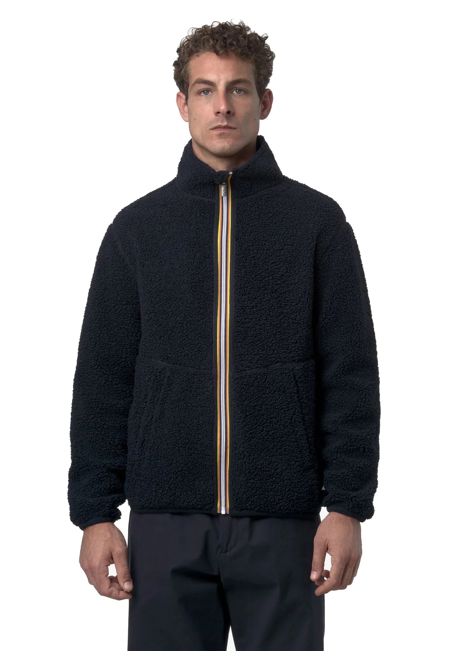 Giacca reversibile blu Pascal Sherpa Polar Double K-Way A26 K3132PW A2BA2B K-WAY 