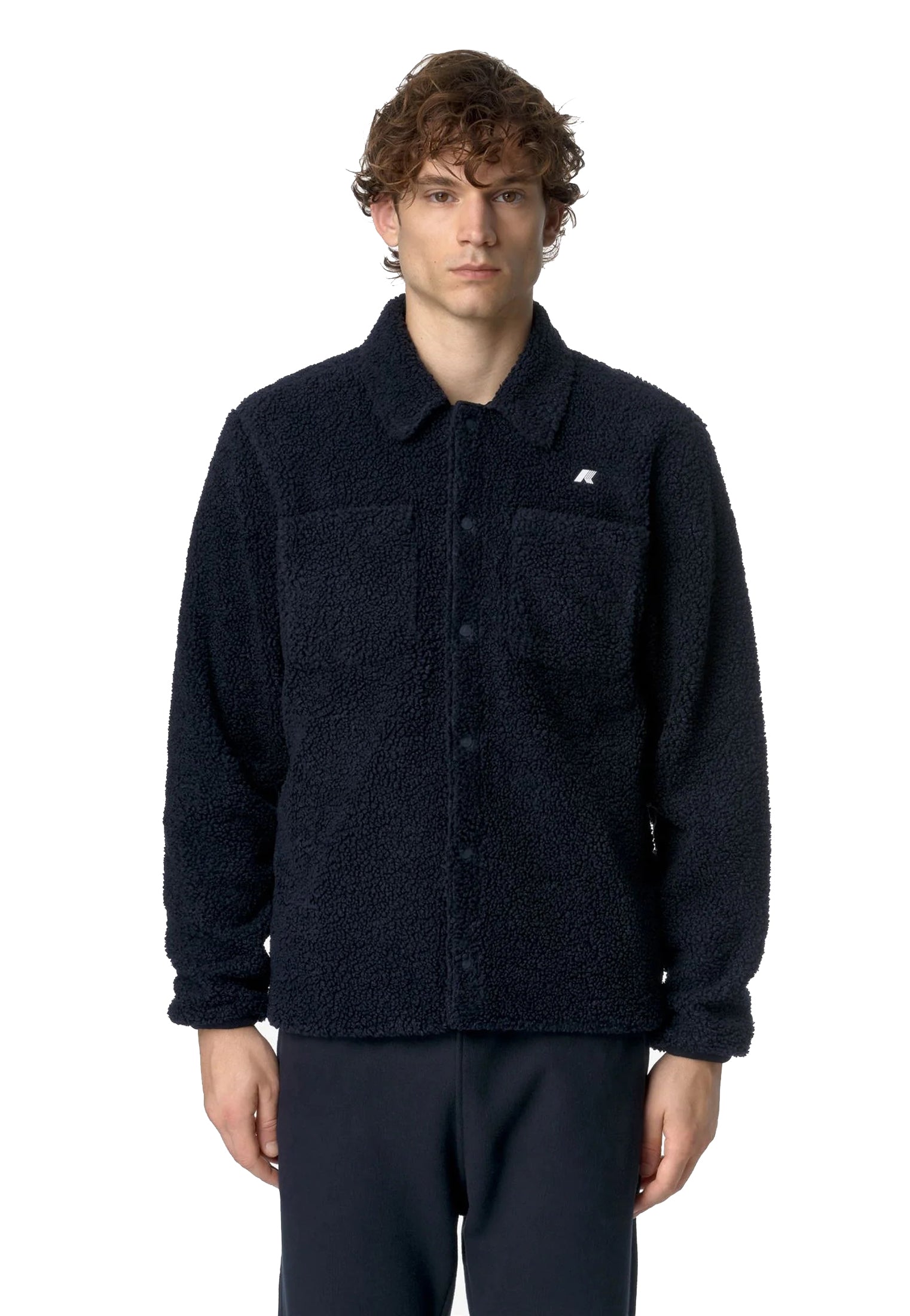 Giacca blu Cameron Sherpa Polar K-Way A26 K61322W A2BA2B K-WAY 