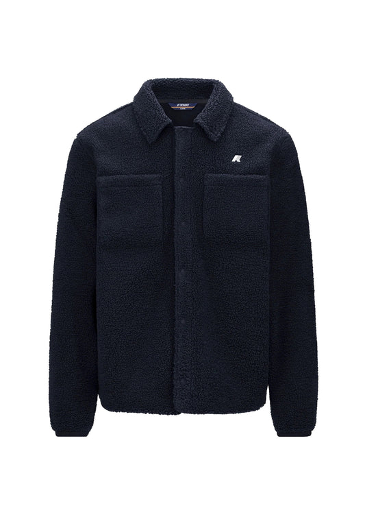 Giacca blu Cameron Sherpa Polar K-Way A26 K61322W A2BA2B K-WAY 