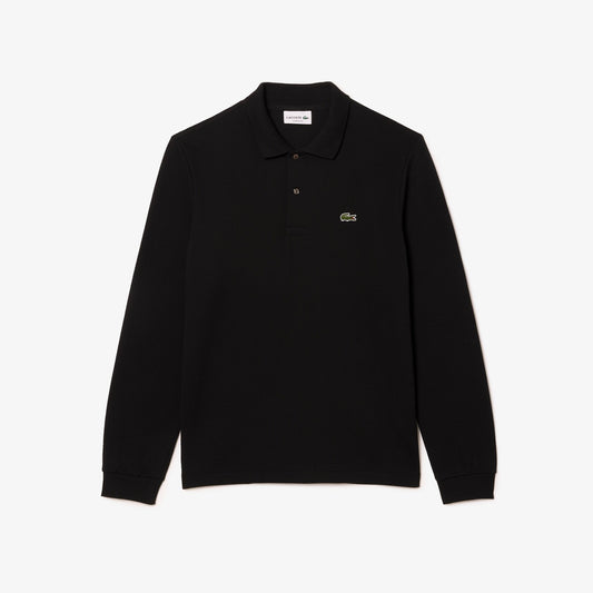 Polo nera a maniche lunghe classica Lacoste A26 L1312 3131 LACOSTE 