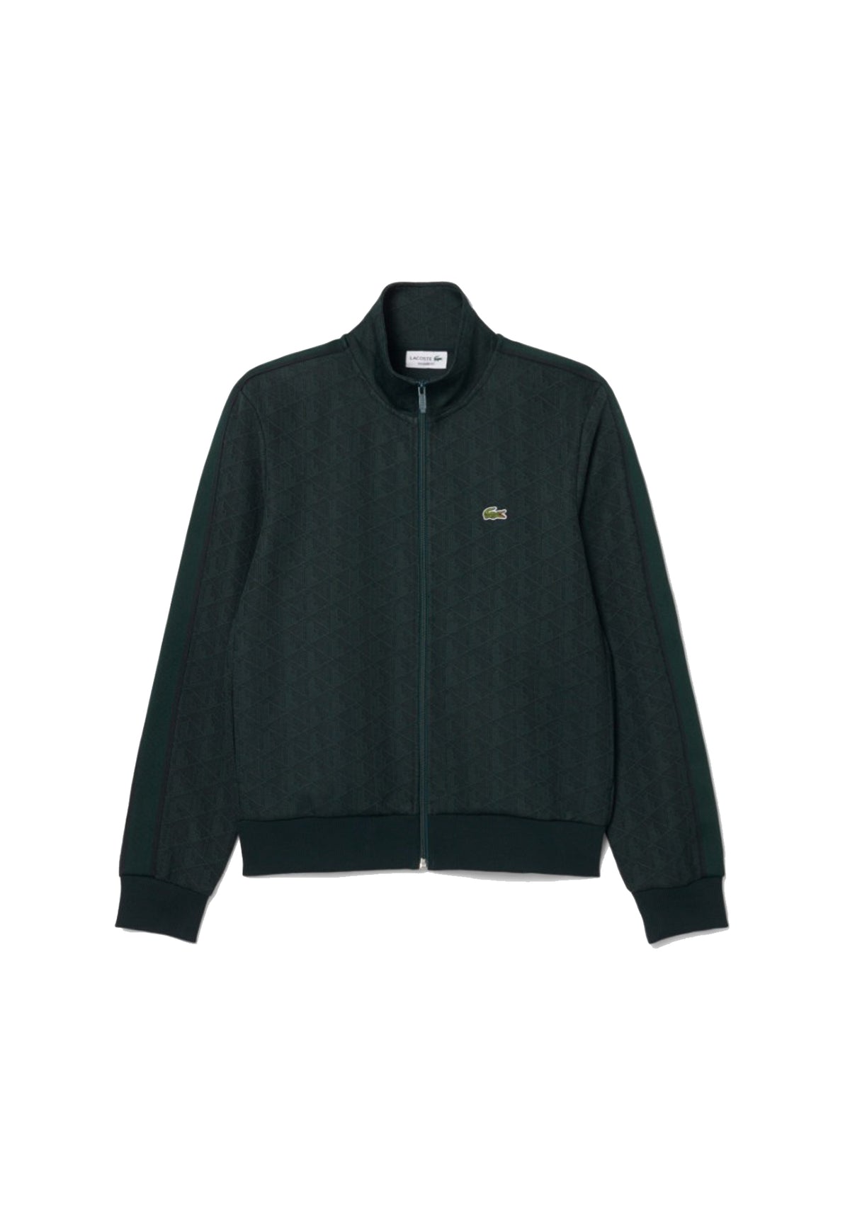 Felpa full zip verde scuro Paris Lacoste A26 SH1368 SPUSPU LACOSTE 