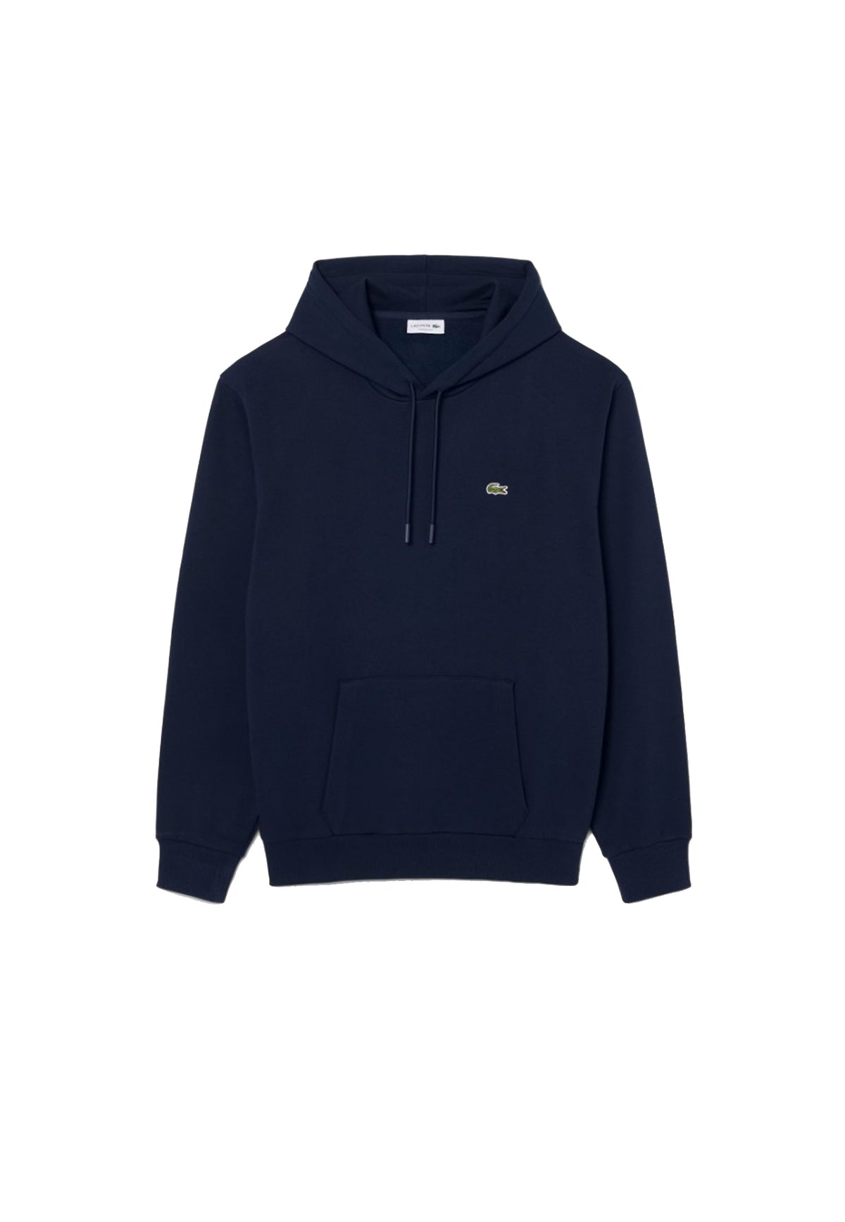 Felpa con cappuccio blu misto cotone Lacoste A26 SH8863 166166 LACOSTE 