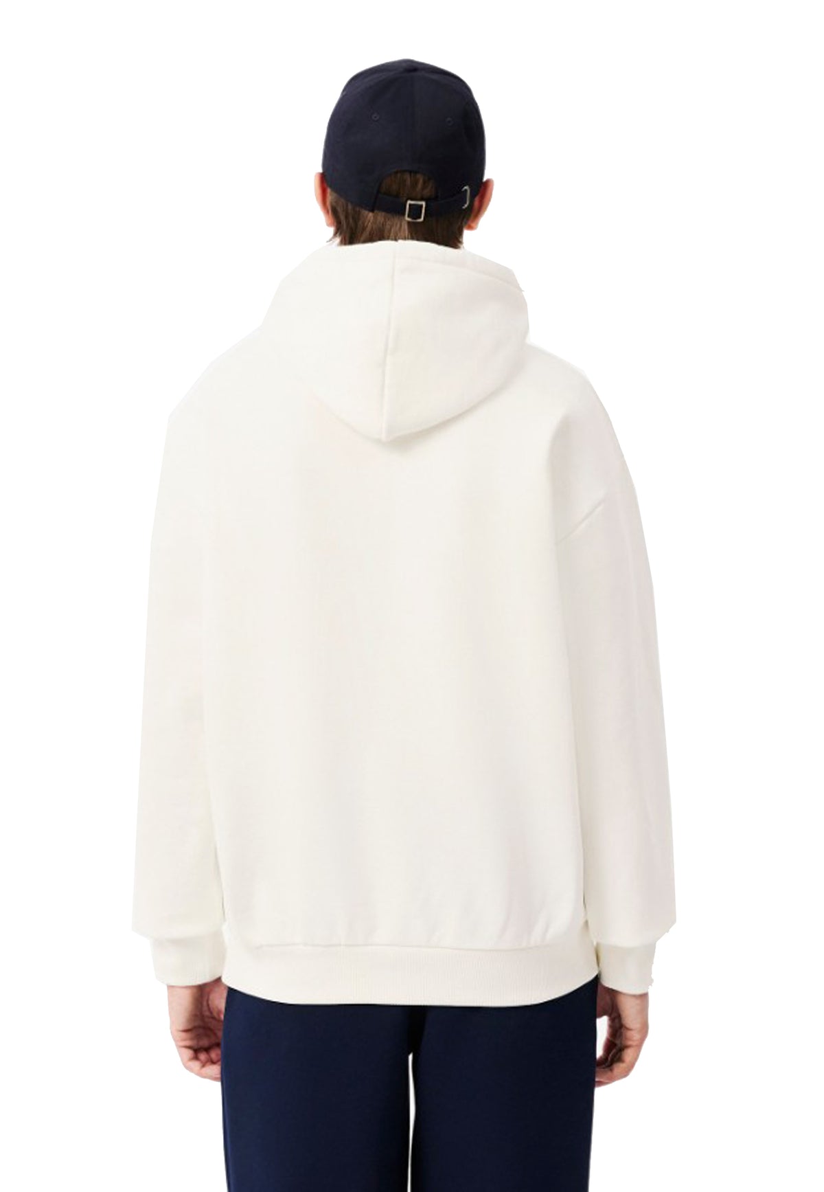 Felpa con cappuccio bianca misto cotone Lacoste A26 SH8863 70V70V LACOSTE 