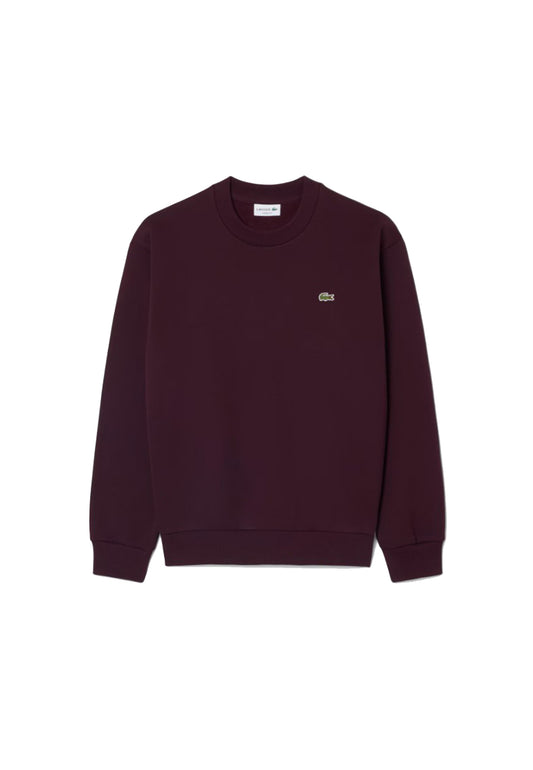 Felpa girocollo marrone felpato Lacoste A26 SH8868 3KE3KE LACOSTE 