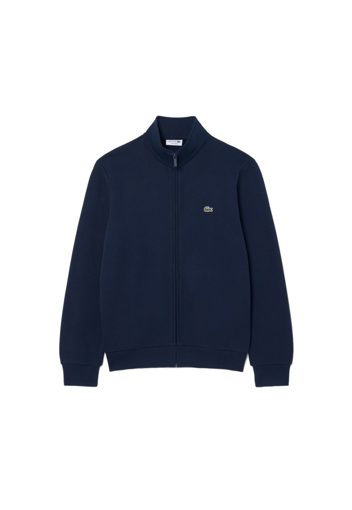 Felpa blu full zip felpata misto cotone Lacoste A26 SH8870 166166 LACOSTE 