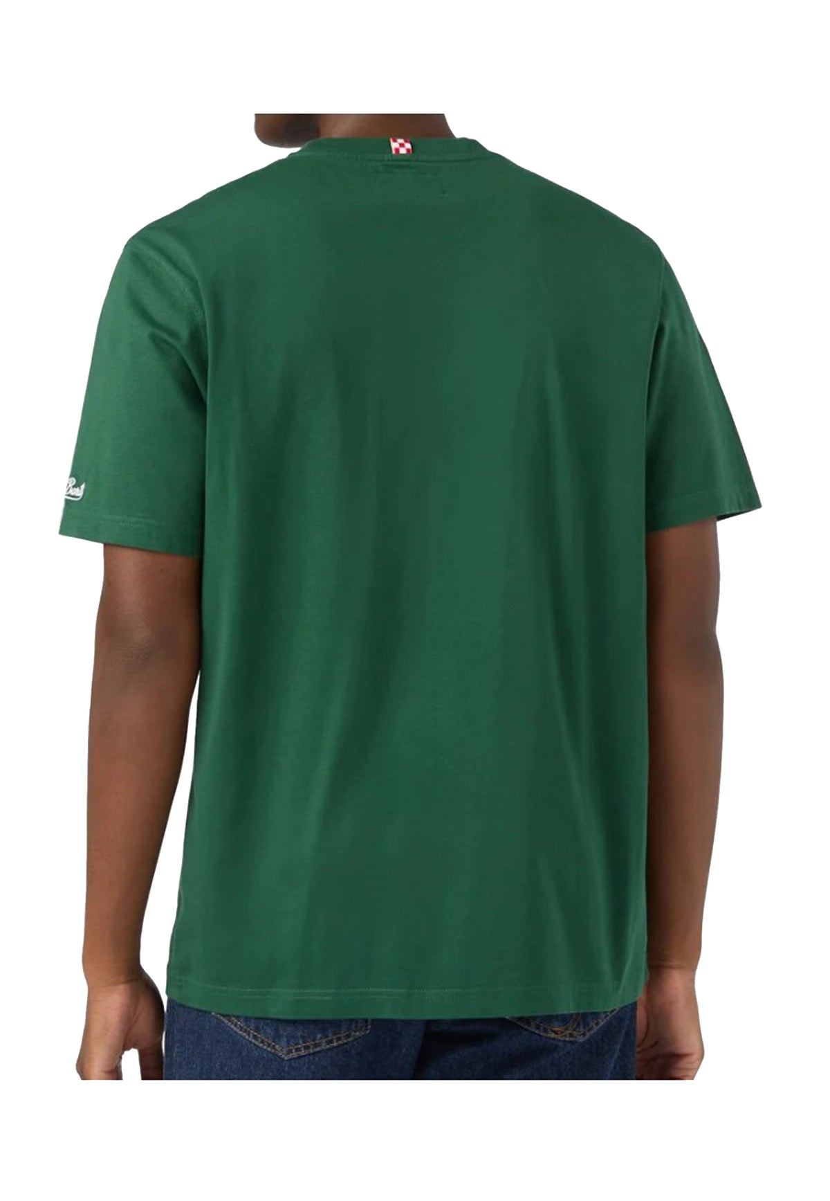 T-shirt girocollo verde cotone Invecchio Bene Arnott MC2 Saint Barth A26 ARN0001 03582M03582M MC2 