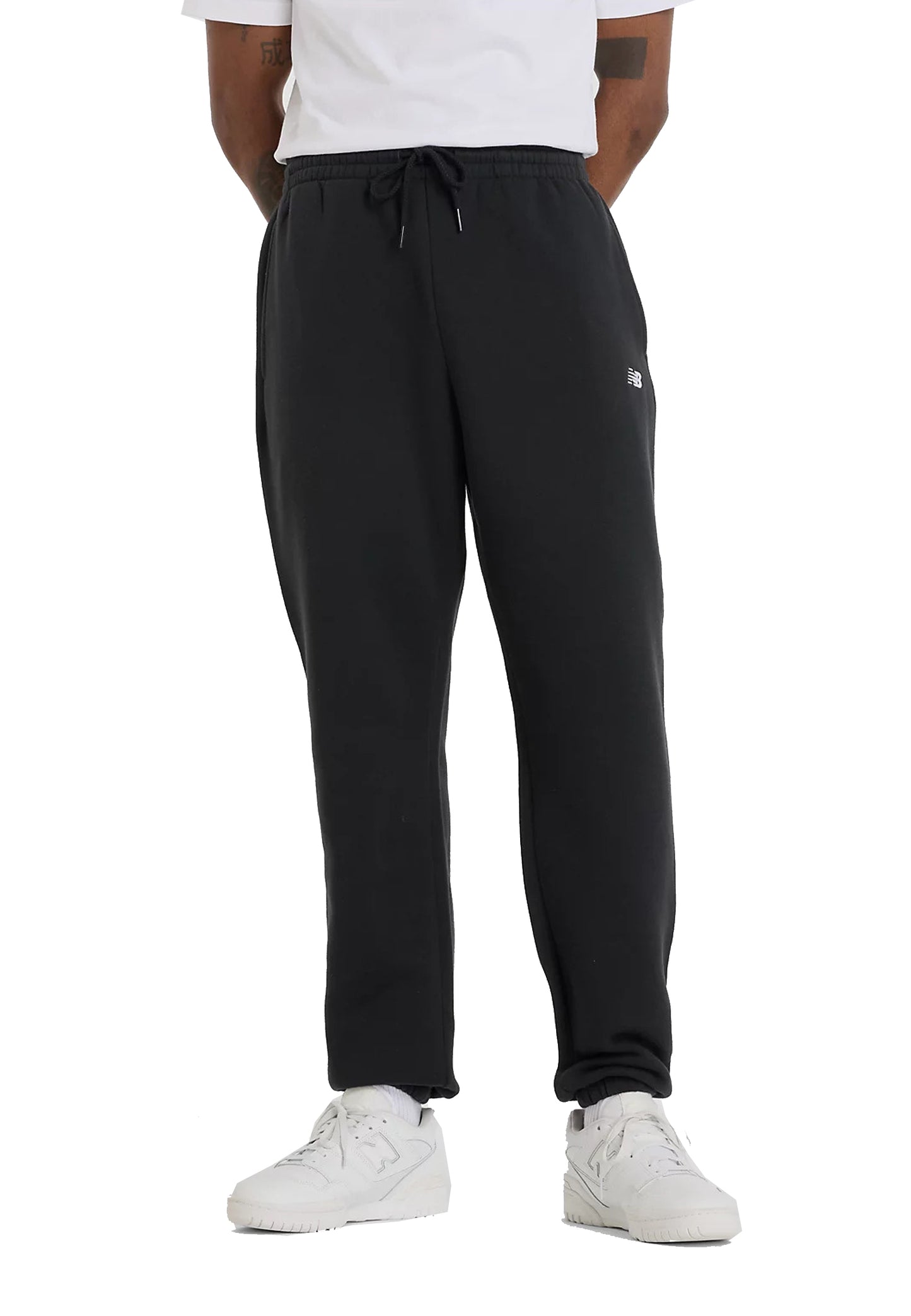 Pantaloni tuta jogger sportivi neri Essentials New Balance A26 MP41503BK // NEW BALANCE 