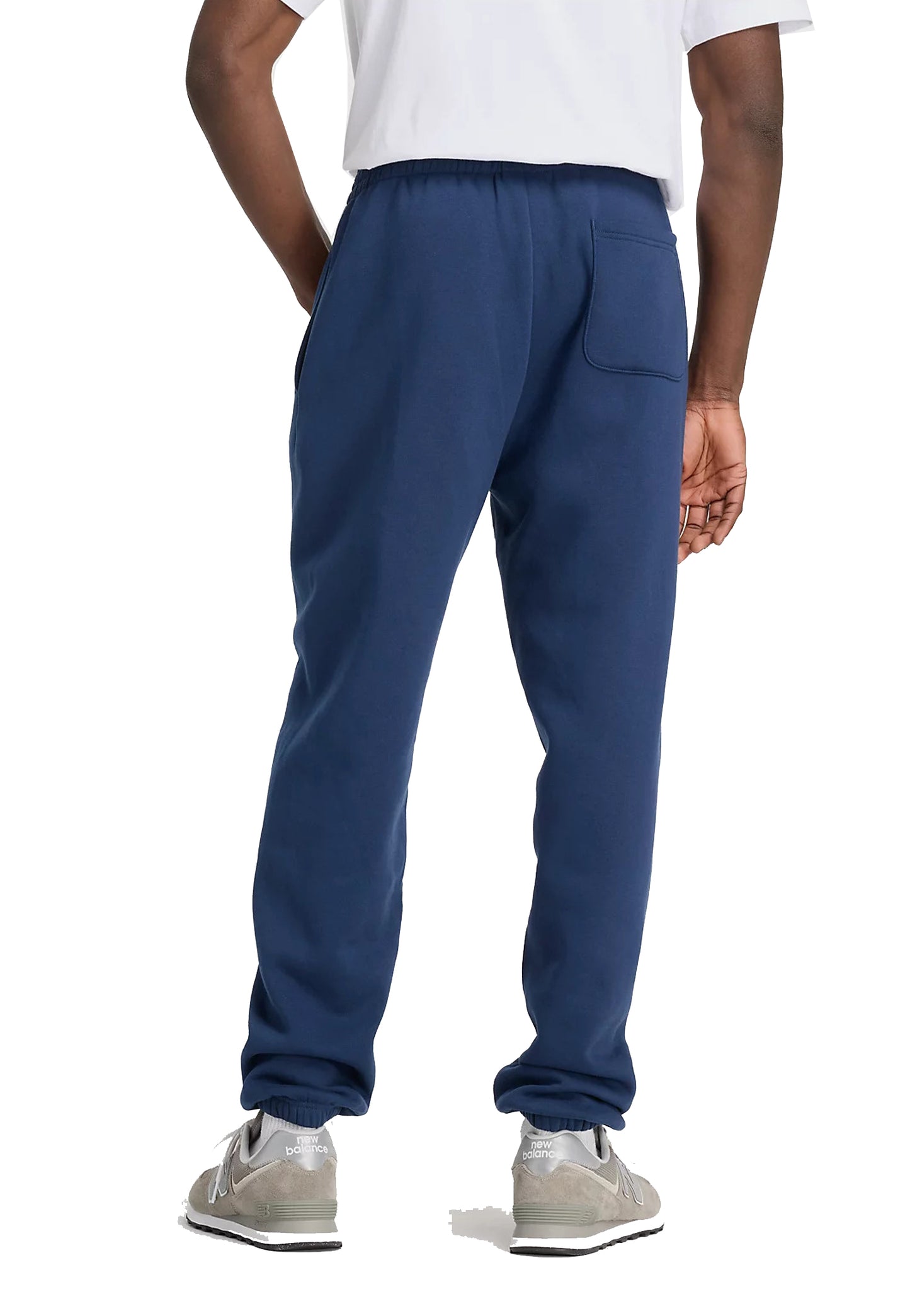 Pantaloni tuta jogger sportivi blu Essentials New Balance A26 MP41503NNY // NEW BALANCE 