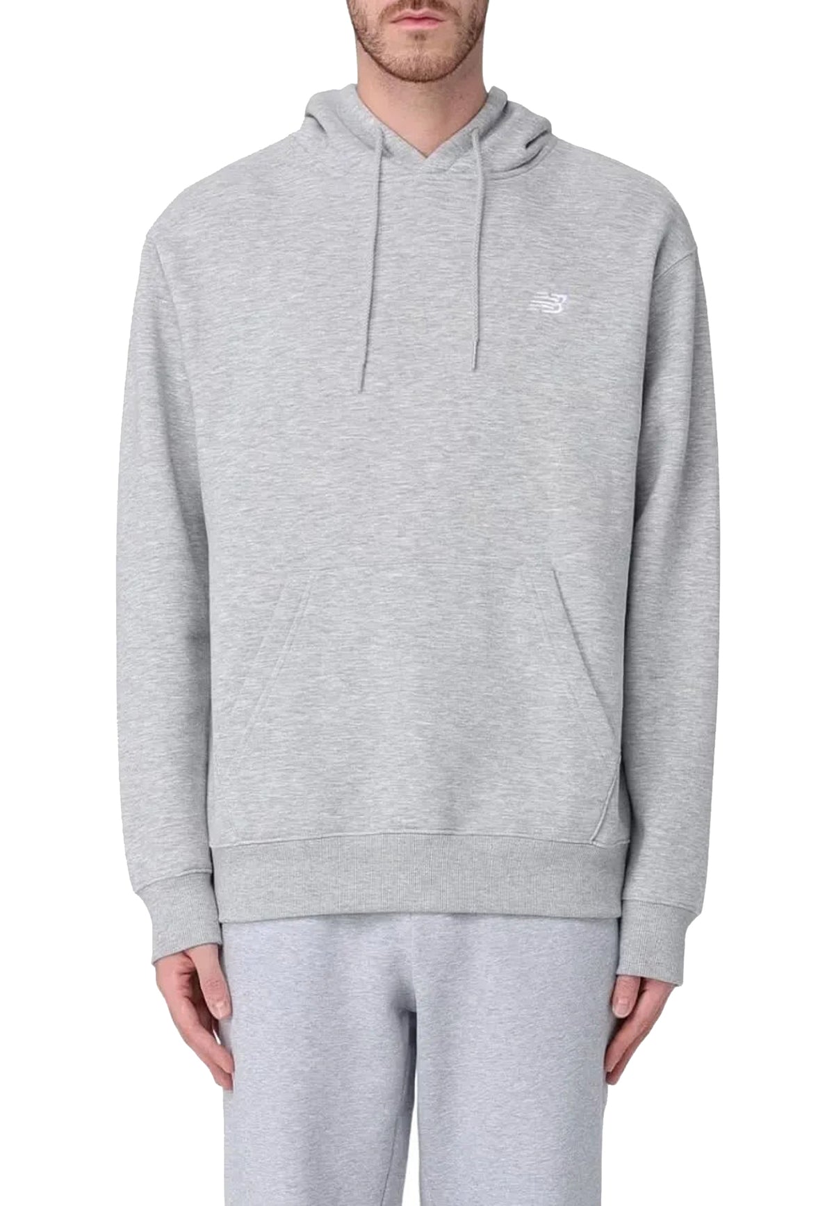 Felpa con cappuccio grigia Sport Essentials Fleece New Balance A26 MT41511AG // NEW BALANCE 