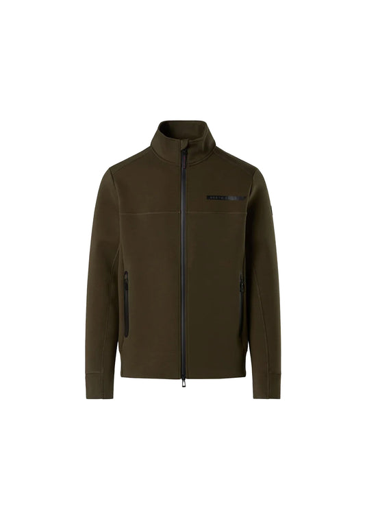 Felpa full zip verde scuro poliestere North Sails A26 691335 04370437 NORTH SAILS 