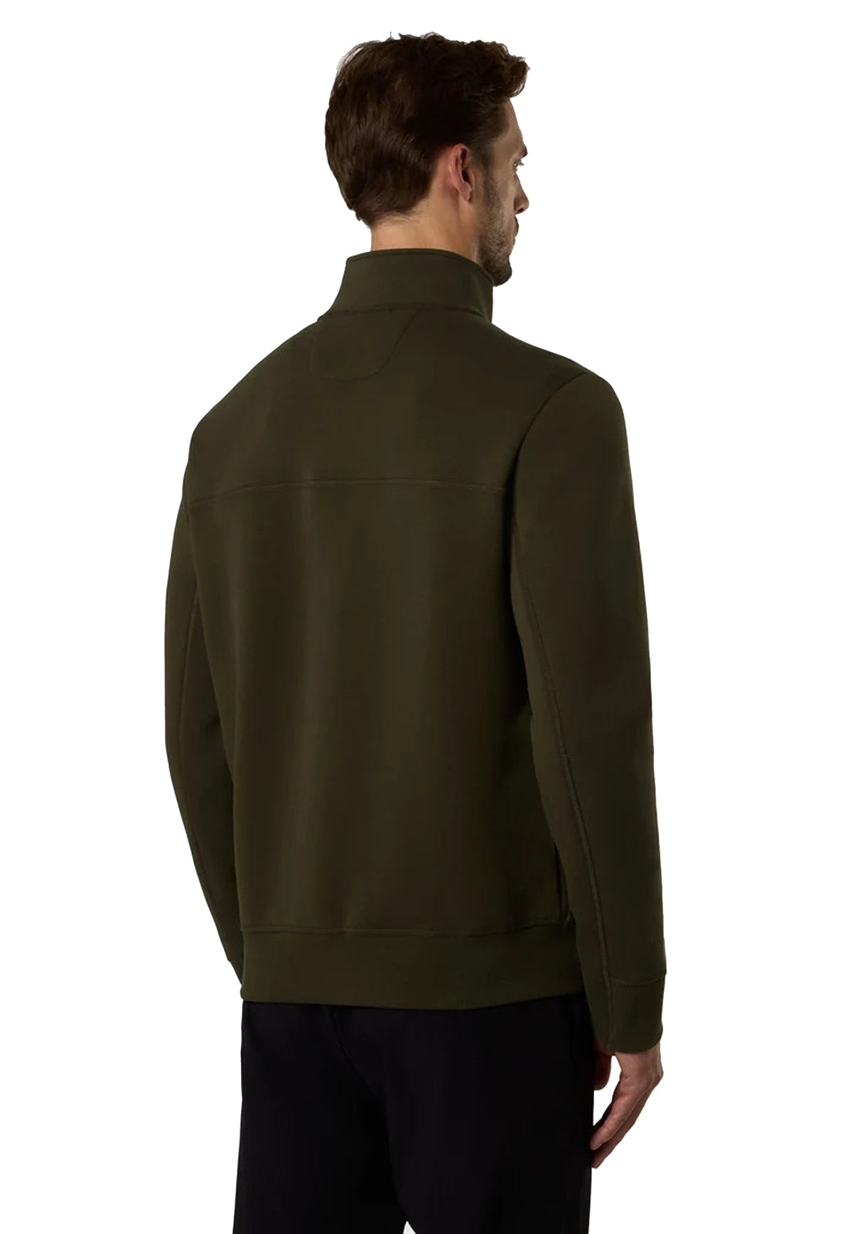 Felpa full zip verde scuro poliestere North Sails A26 691335 04370437 NORTH SAILS 