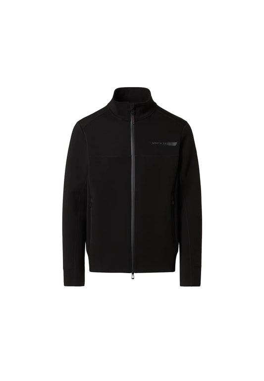 Felpa full zip nera poliestere North Sails A26 691335 09990999 NORTH SAILS 