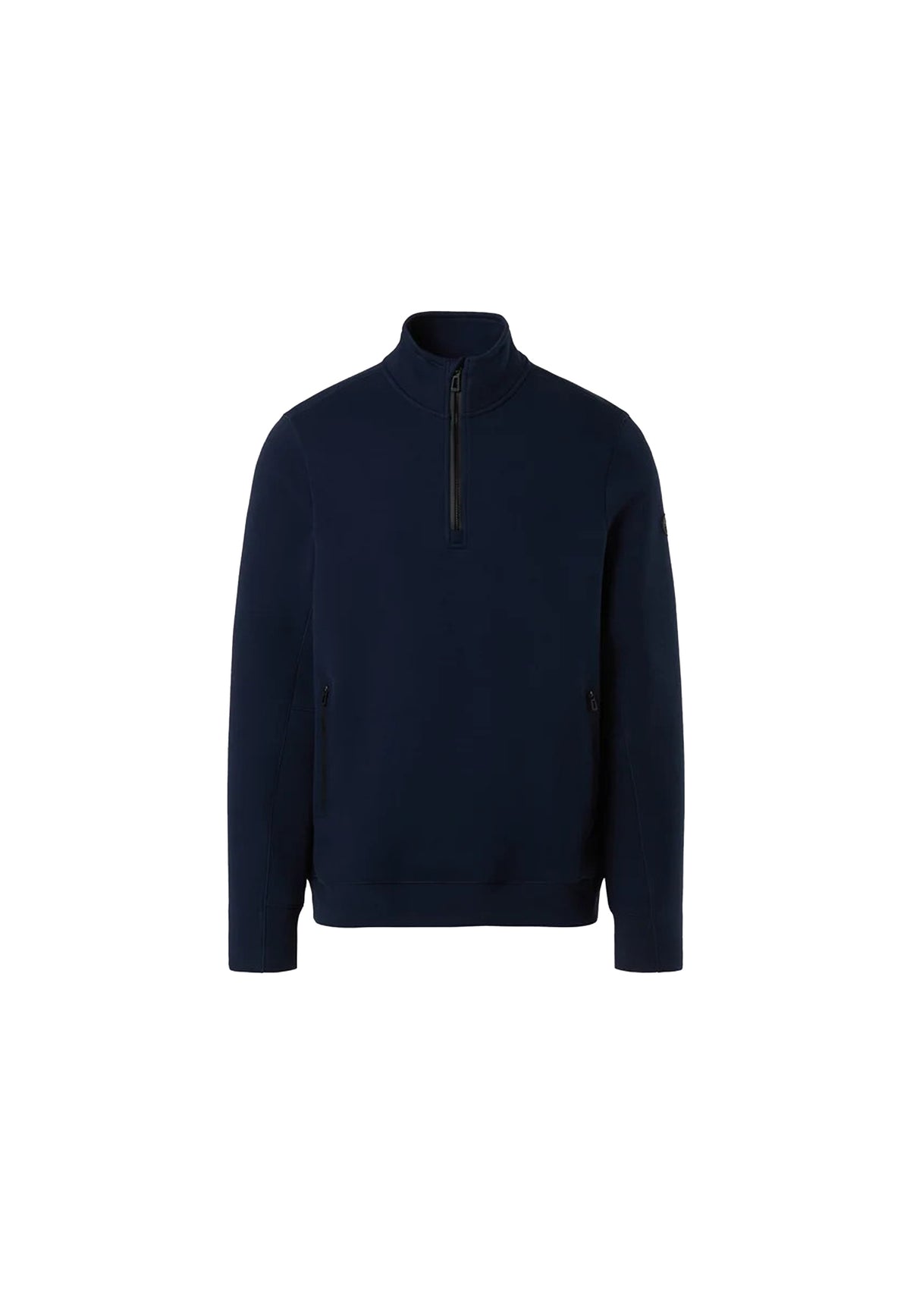 Felpa mezza zip blu piqué scuba traspirante North Sails A26 691417 08020802 NORTH SAILS 