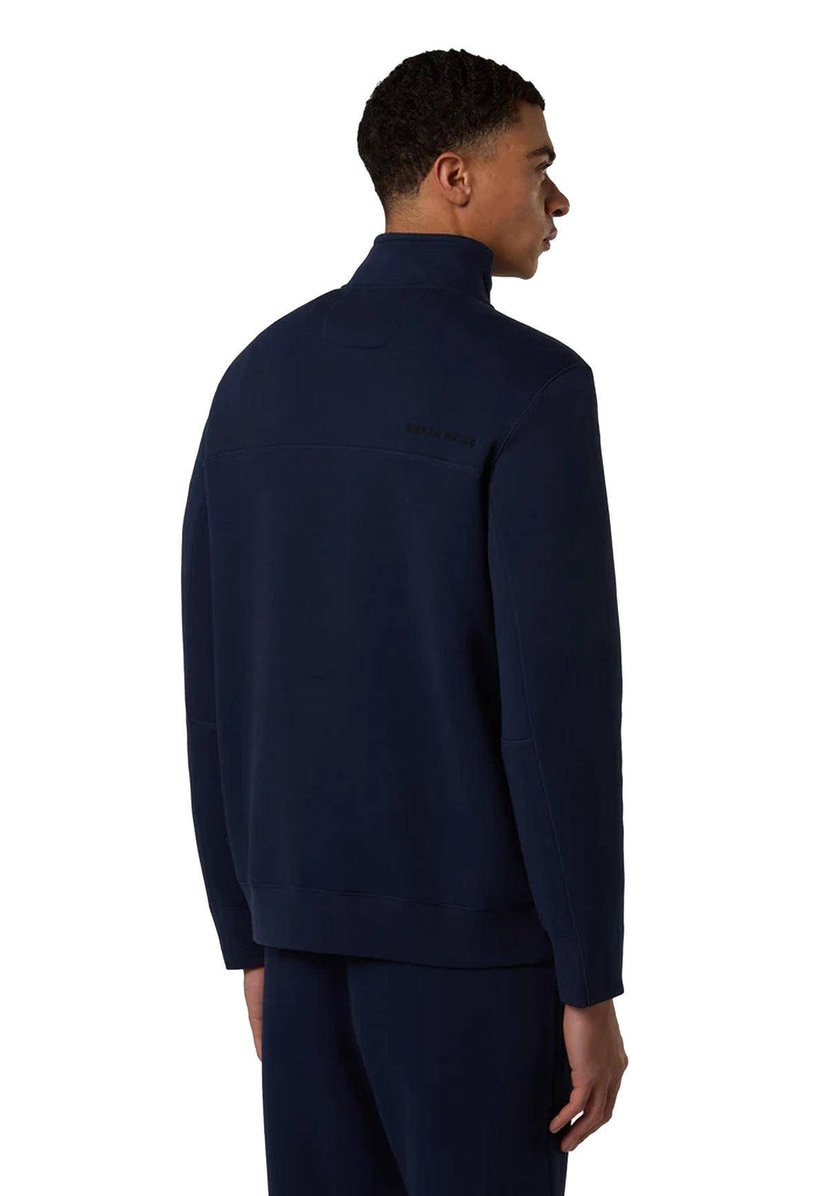 Felpa mezza zip blu piqué scuba traspirante North Sails A26 691417 08020802 NORTH SAILS 