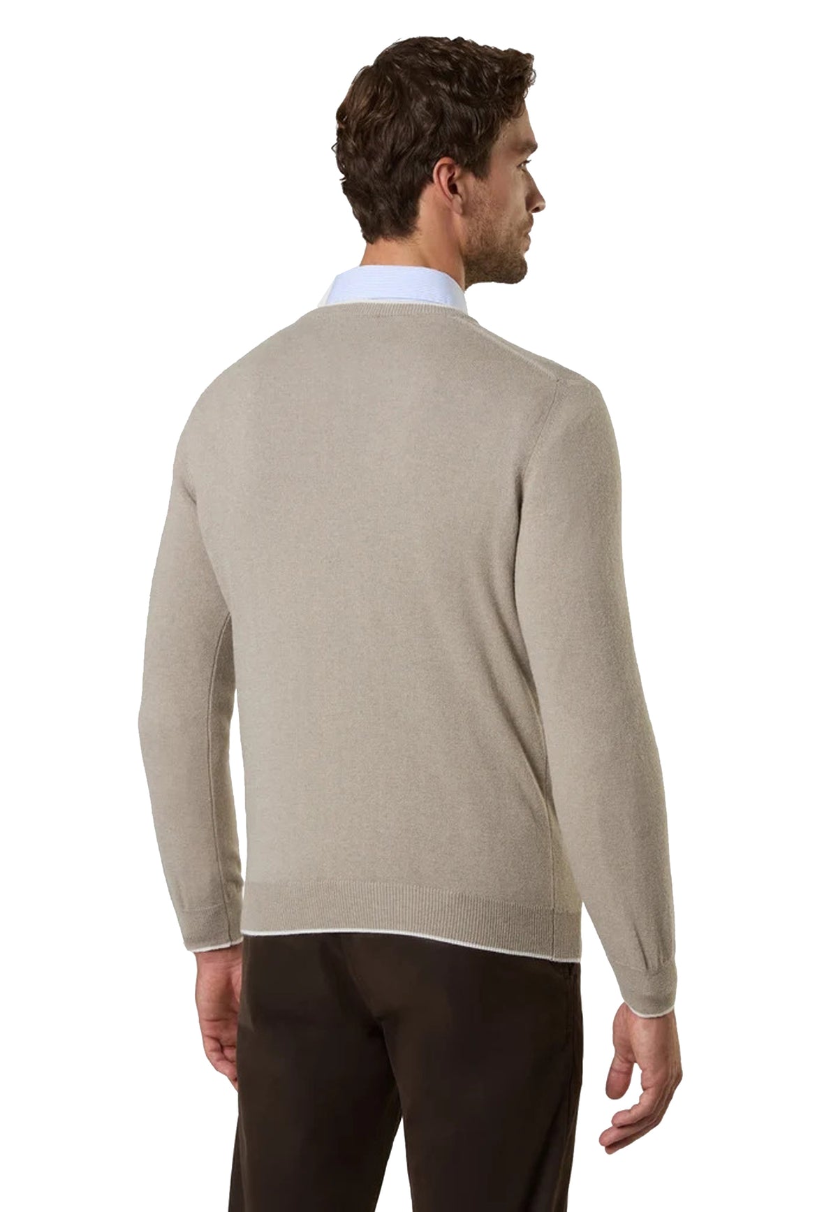 Maglione beige girocollo in misto lana cashmere North Sails A26 699486 01160116 NORTH SAILS 