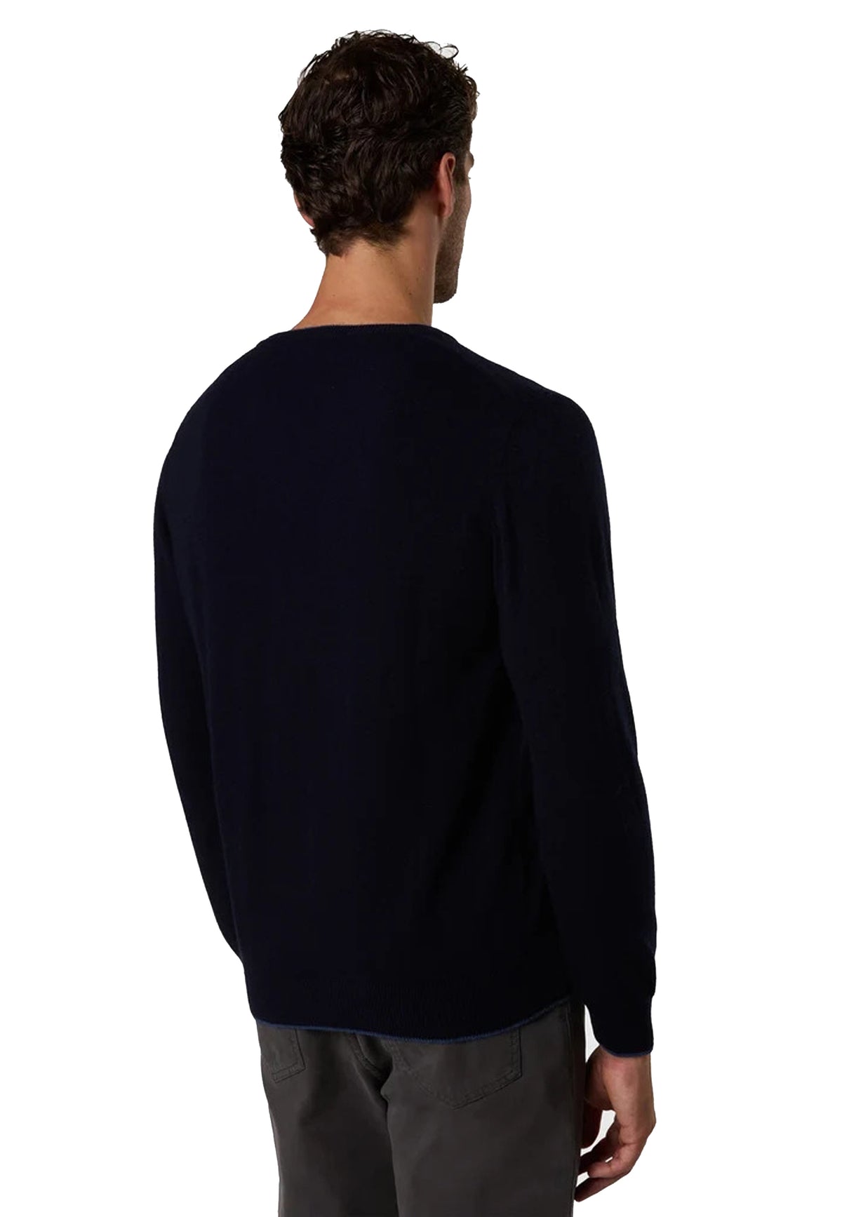 Maglione scollo a v blu navy misto lana e cashmere North Sails A26 699487 08020802 NORTH SAILS 