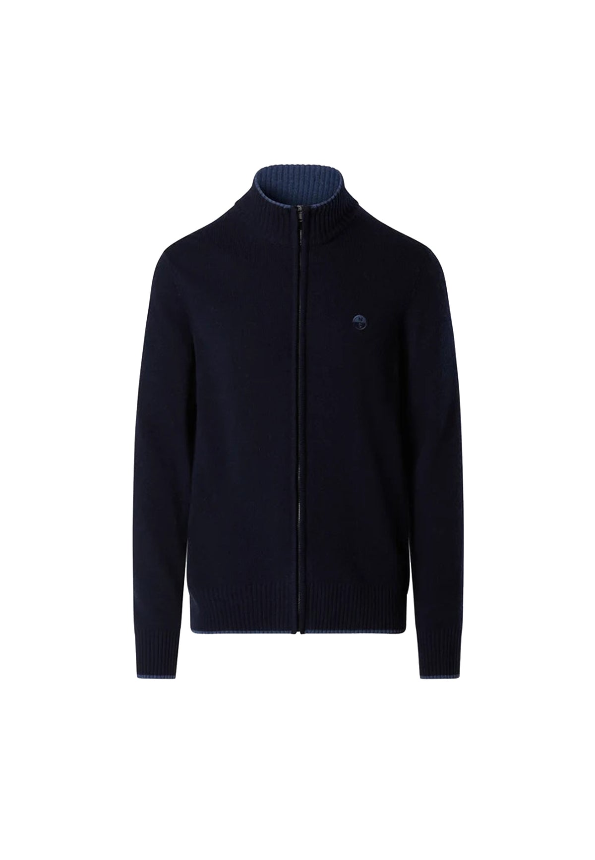 Maglione con zip blu scuro misto cashmere lana North Sails A26 699528 08020802 NORTH SAILS 