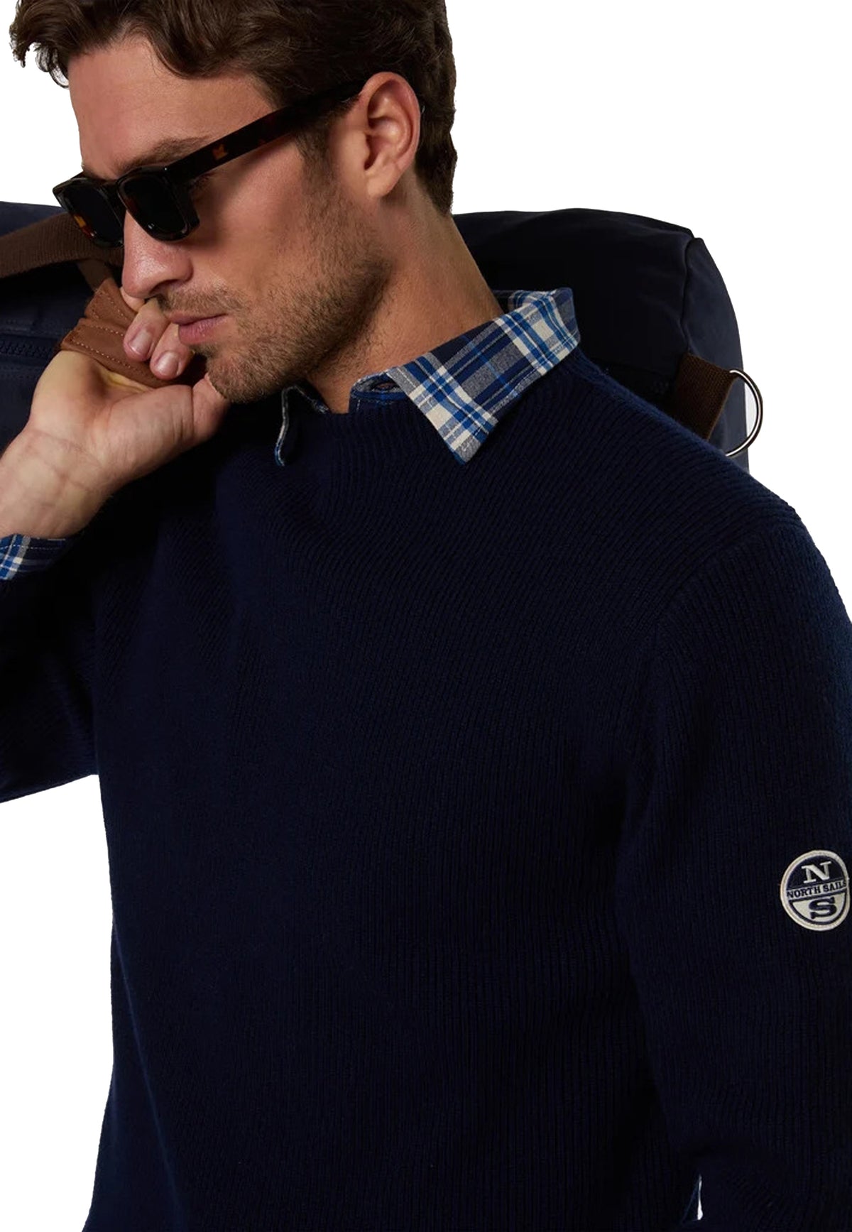 Maglione girocollo nera misto lana North Sails A26 699643 08100810 NORTH SAILS 