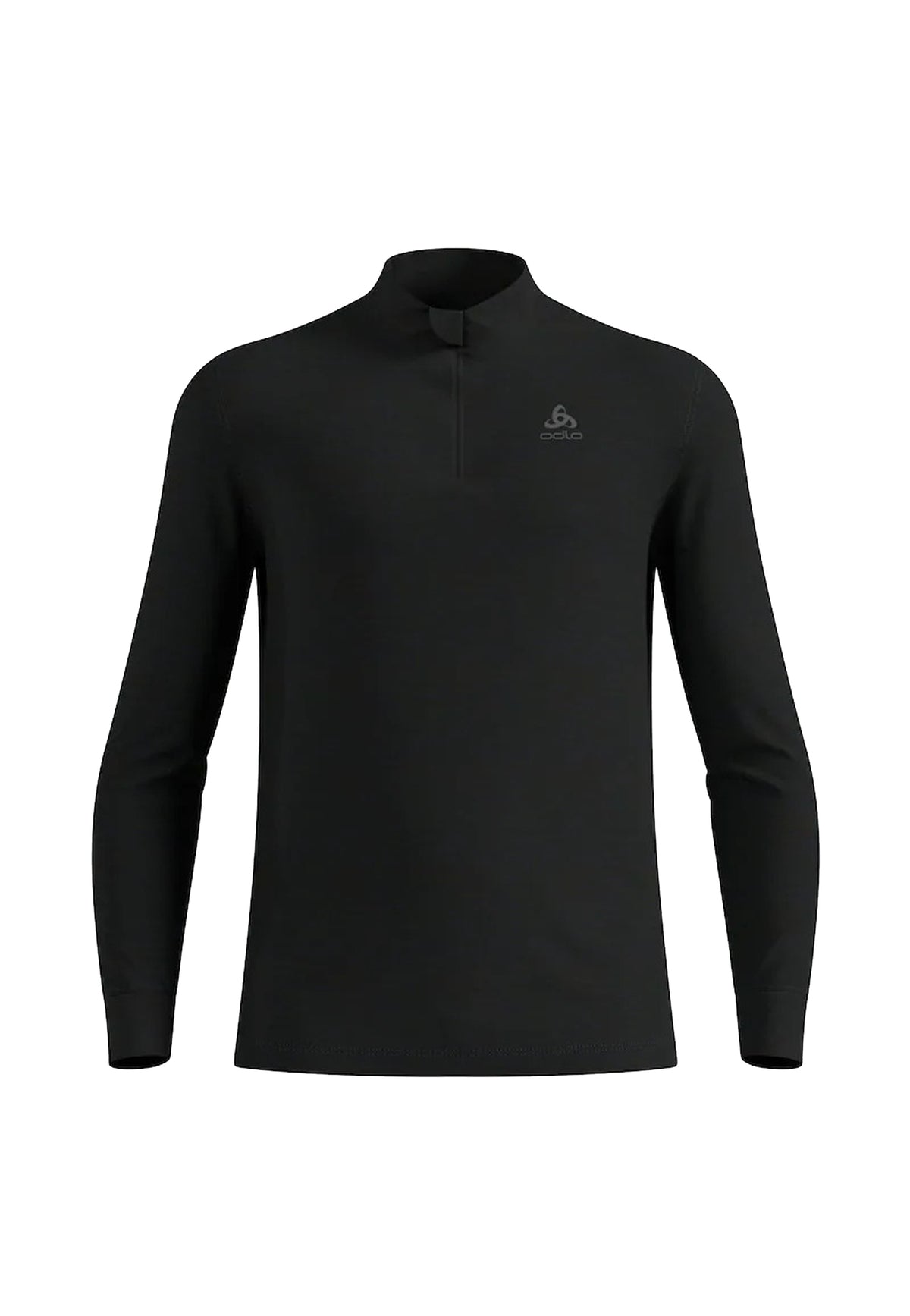 Maglia termica nera con mezza zip sci montagna lana merino Odlo A26 111502 1500015000 ODLO 