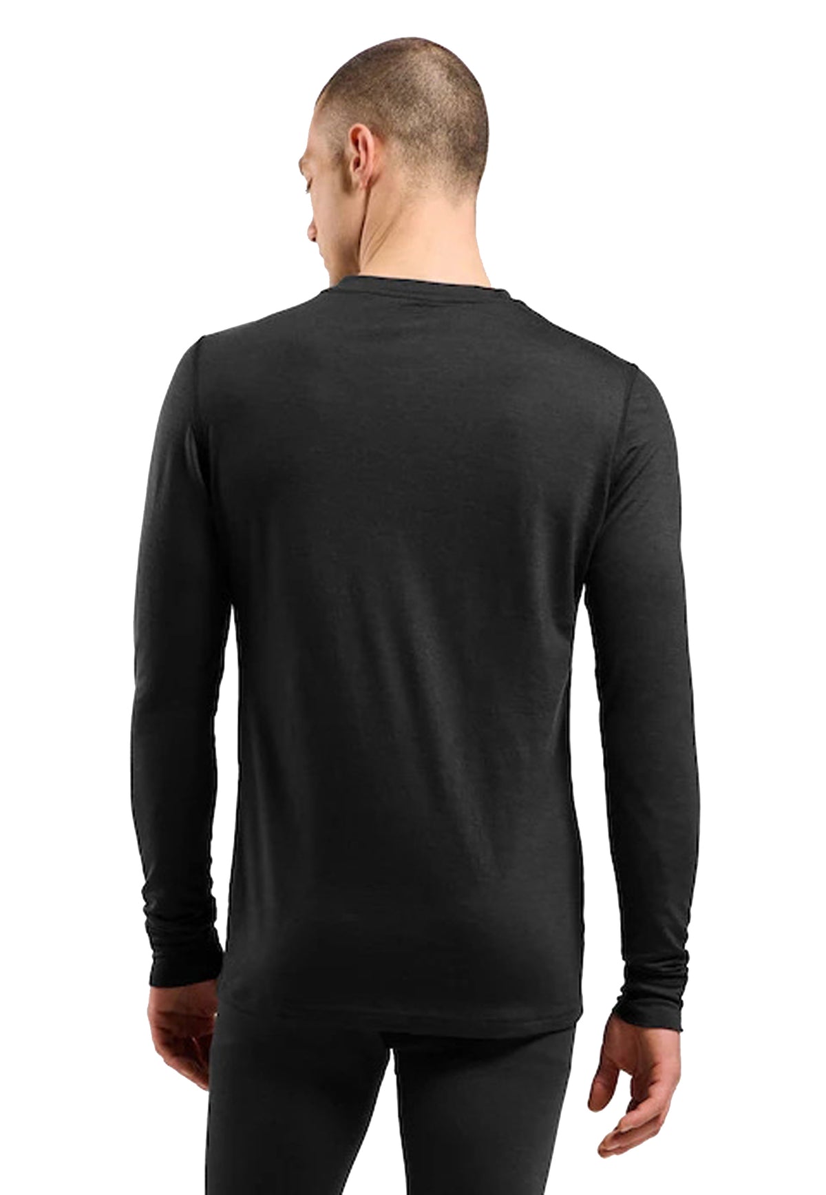 Maglietta T-shirt maniche lunghe termica lana nera sci Odlo A26 111602 1500015000 ODLO 