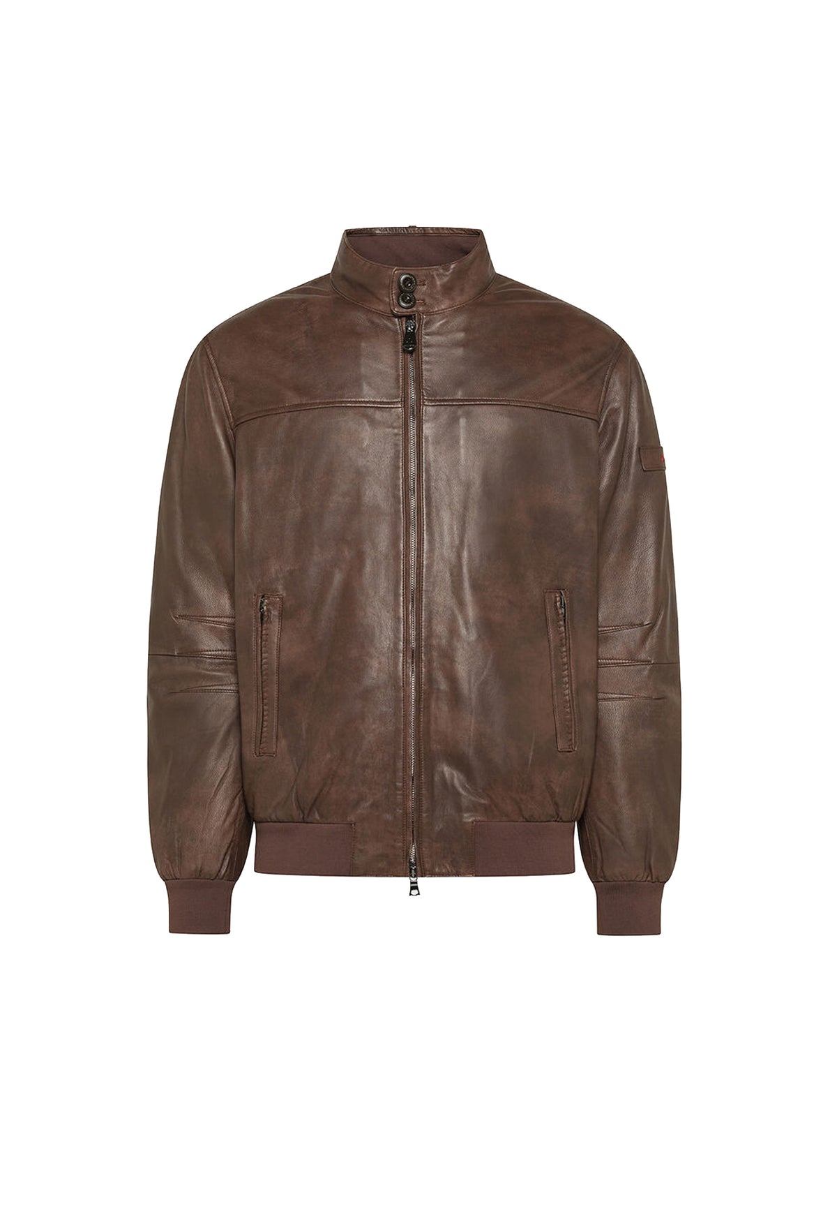 Giacca bomber marrone pelle effetto vintage Fionia Peuterey A26 PEU5632 99012331 194194 PEUTEREY 