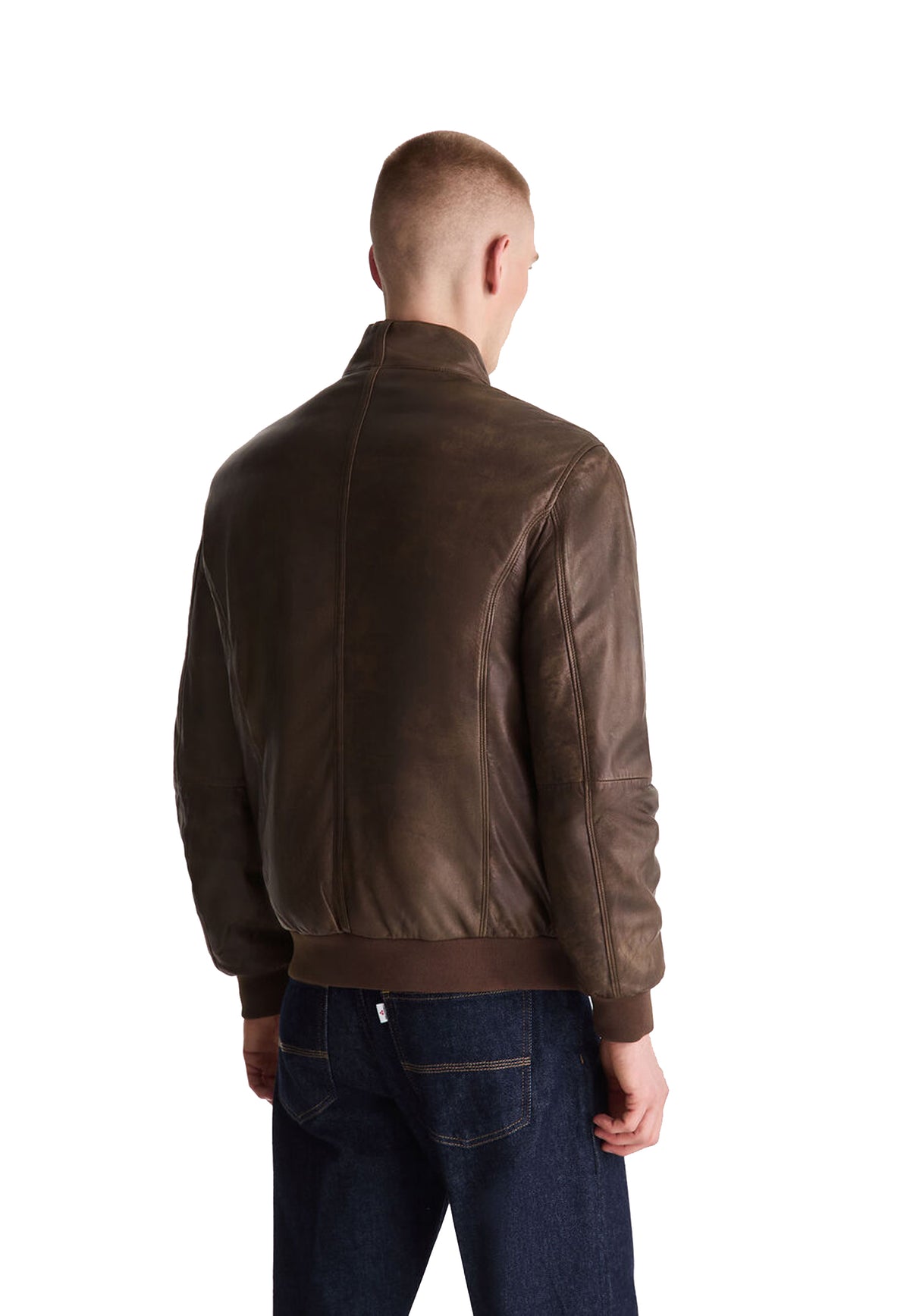 Giacca bomber marrone pelle effetto vintage Fionia Peuterey A26 PEU5632 99012331 194194 PEUTEREY 