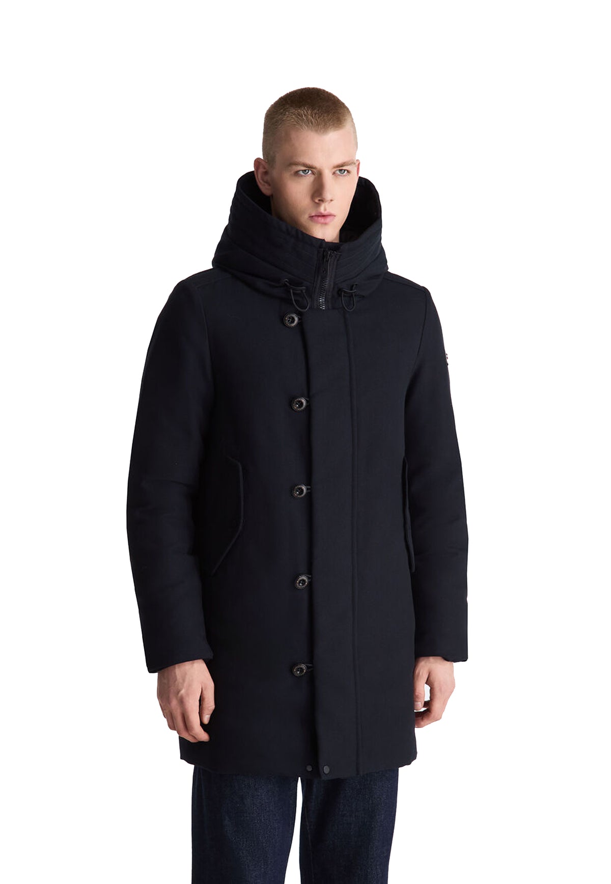 Parka giubbino con cappuccio blu Kasa Peuterey A26 PEU6121 01112048 215215 PEUTEREY 